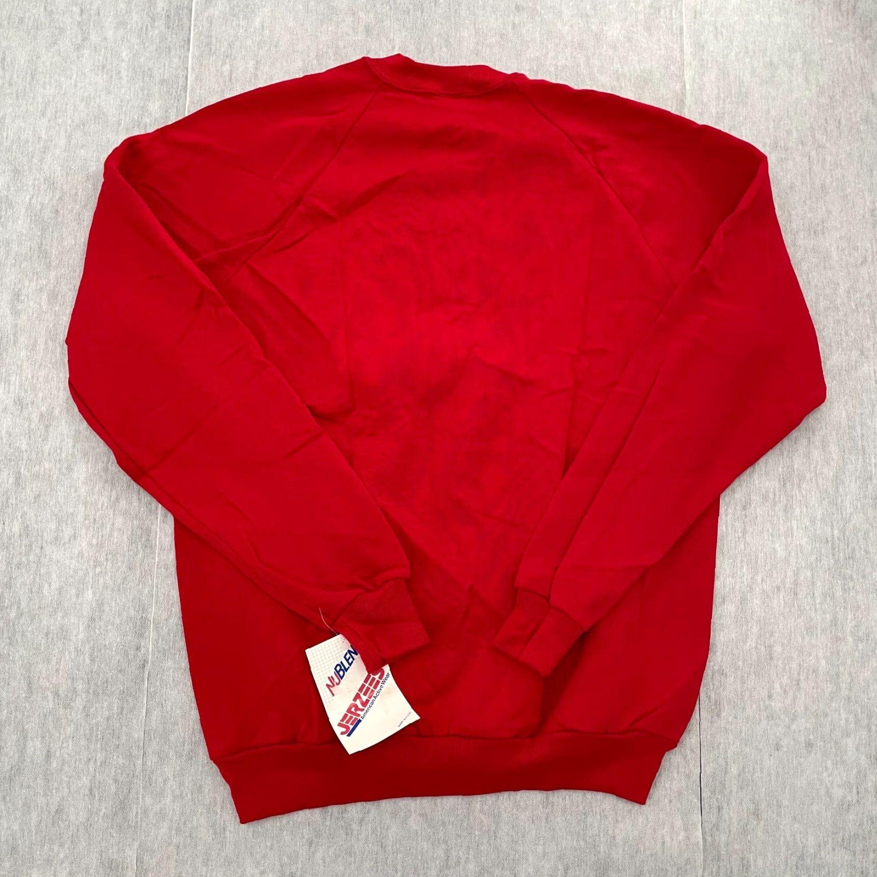 Jerzees VINTAGE Jerzees Sweater Adult Extra Large Red Plain Blank Sweatshirt Mens XL NEW Size US XL / EU 56 / 4 - 2 Thumbnail