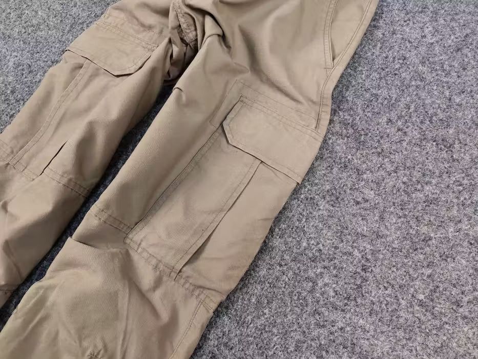 Japanese Brand Vintage 90's Military Ripstop Japan Beige Cargo Pants Size US 32 / EU 48 - 5 Thumbnail