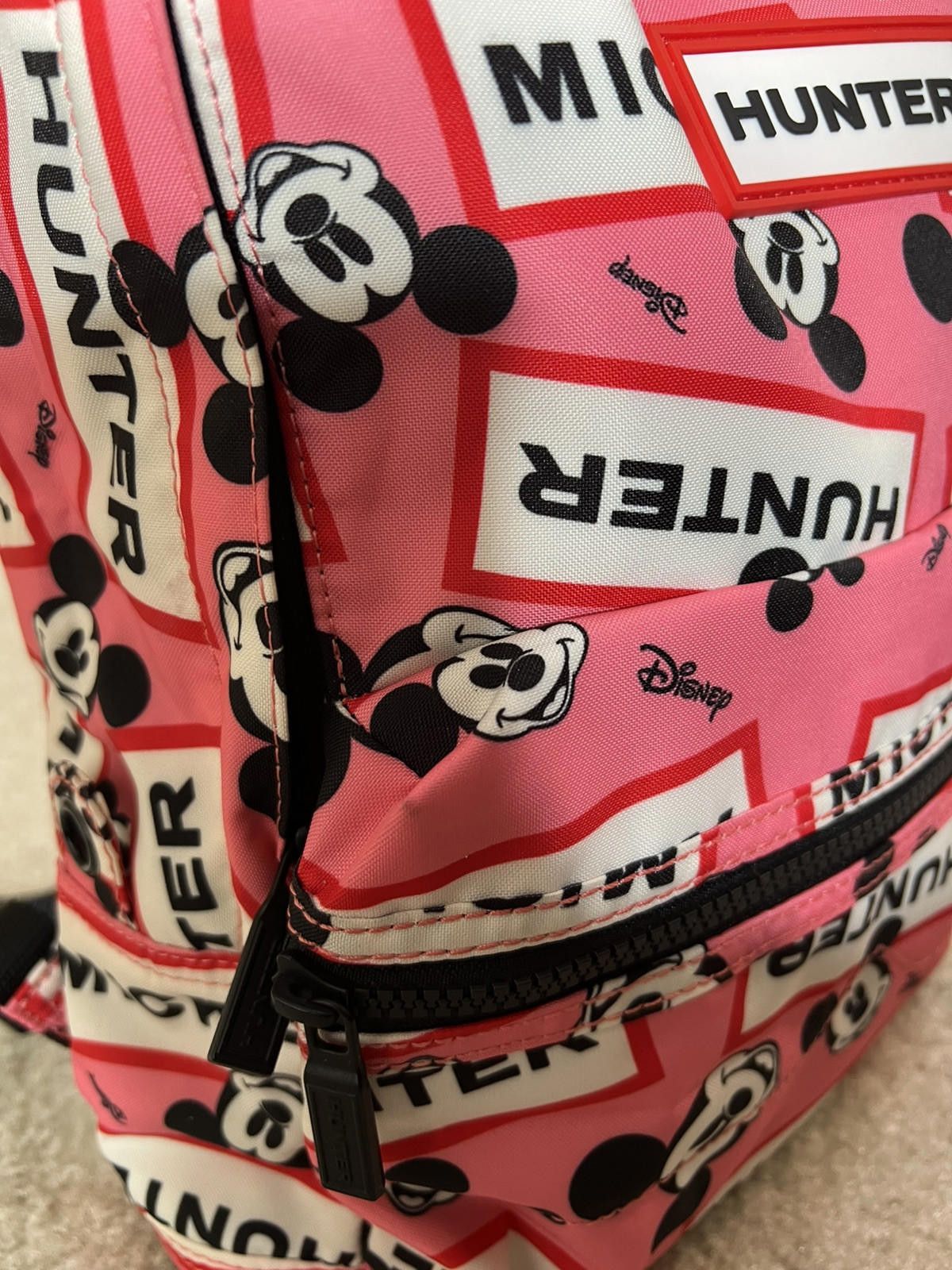 Hunter Hunter x Disney Mickey Mouse small PINK backpack Rare. Size ONE SIZE - 4 Thumbnail