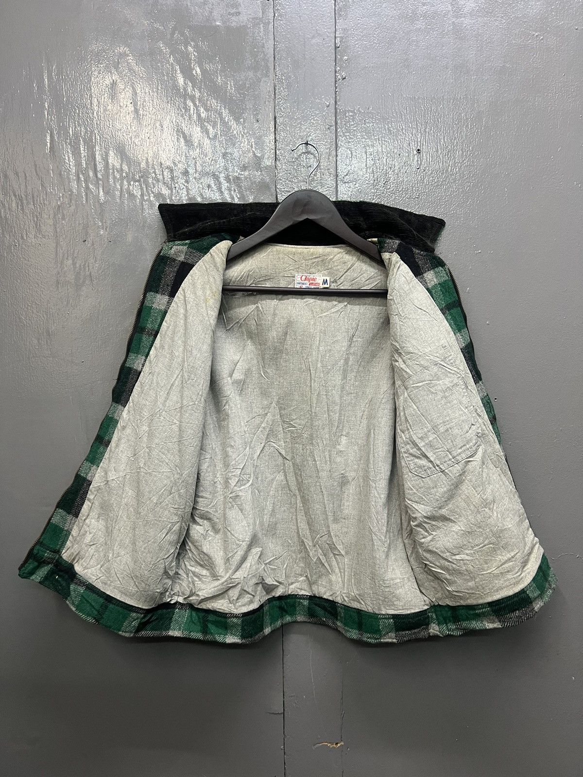 Vintage Vintage Chipie Work US Patent Wool Tartan Jacket Size US M / EU 48-50 / 2 - 8 Thumbnail