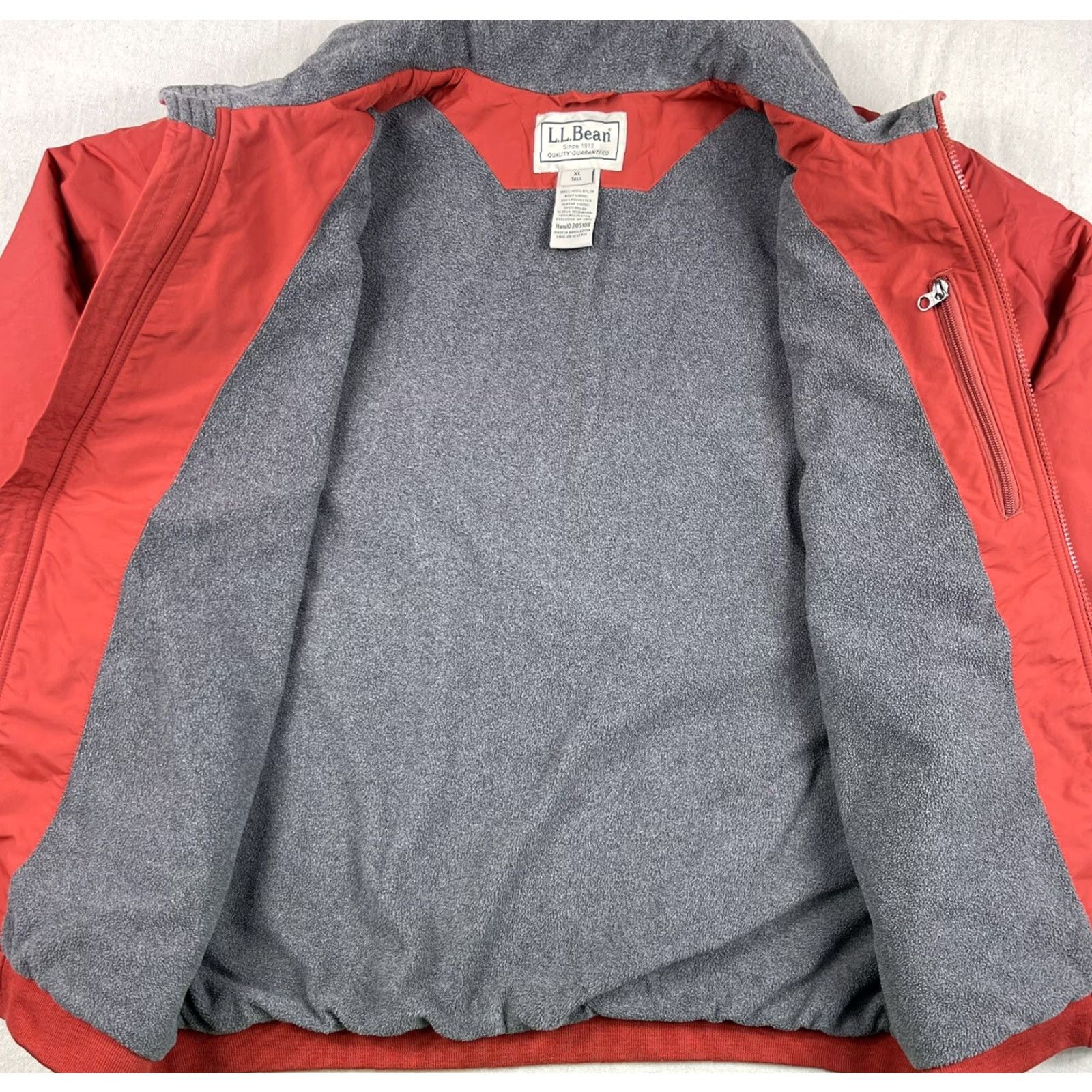 Vintage VINTAGE L.L. Bean Jacket Bomber XL Men Orange Nylon Fleece Lined Windbreaker 90s Ski Size US XL / EU 56 / 4 - 3 Thumbnail
