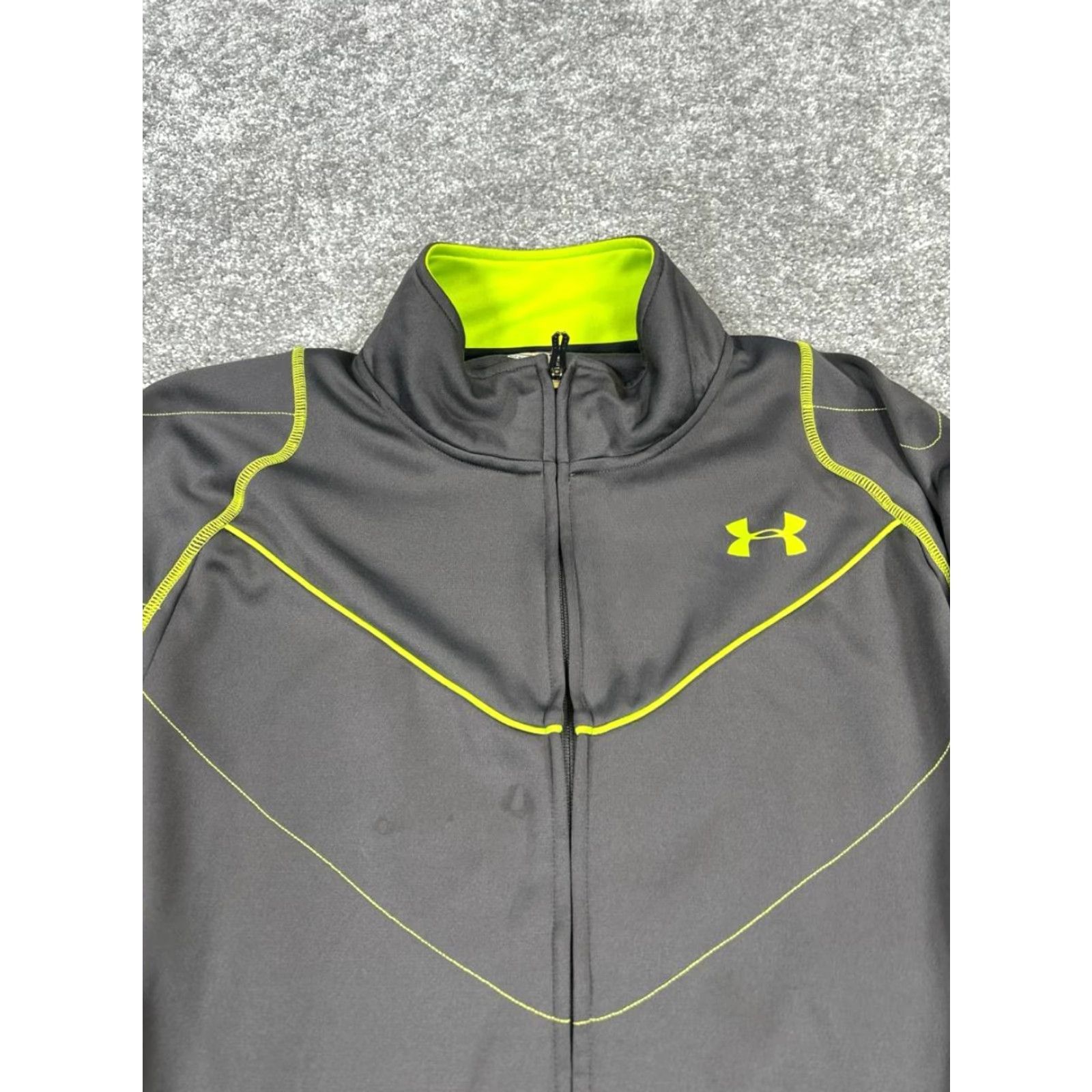 Under Armour Under Armour Jacket Mens L Gray Green All Season Gear Full Zip Size US L / EU 52-54 / 3 - 2 Thumbnail