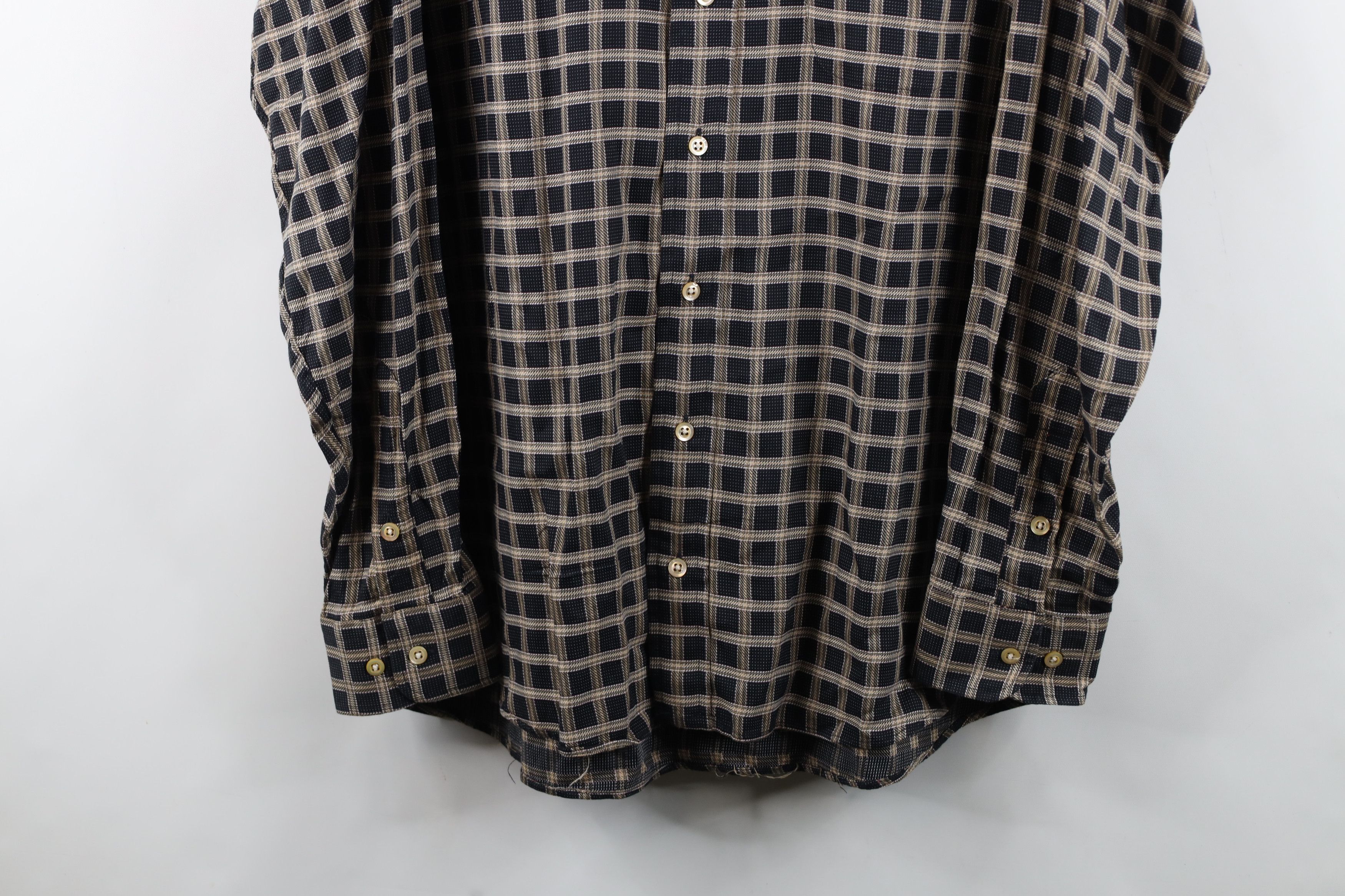 Burberry Burberry London Earth Tone Collared Button Down Shirt USA Size US L / EU 52-54 / 3 - 3 Thumbnail
