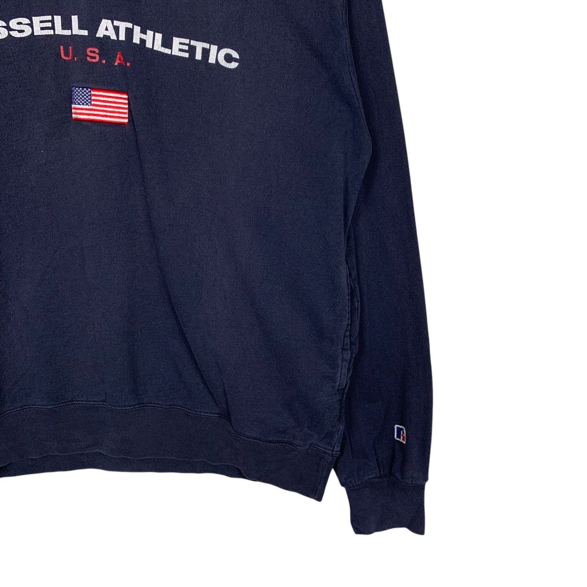 Russell Athletic RUSSELL ATHLETIC Embroidery Big Logo Sweatshirt #1739-C77 Size US L / EU 52-54 / 3 - 4 Thumbnail