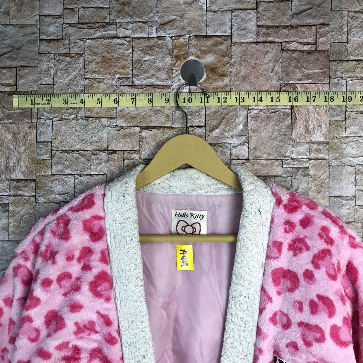 Cartoon Network DL Hello Kitty Pink Kimono sleepwear cardigan vintage #A409 Size XL / US 12-14 / IT 48-50 - 4 Thumbnail