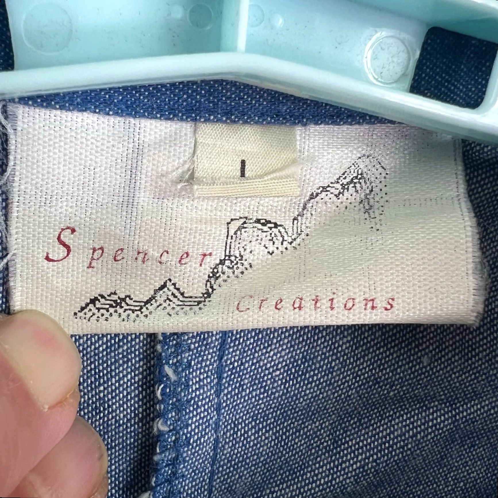 Vintage VINTAGE Spencer's Blue Denim Western Shirt Womens XL Long Sleeve Studded Contrasting Trim Casual Party Accenture Size XL / US 12-14 / IT 48-50 - 4 Thumbnail