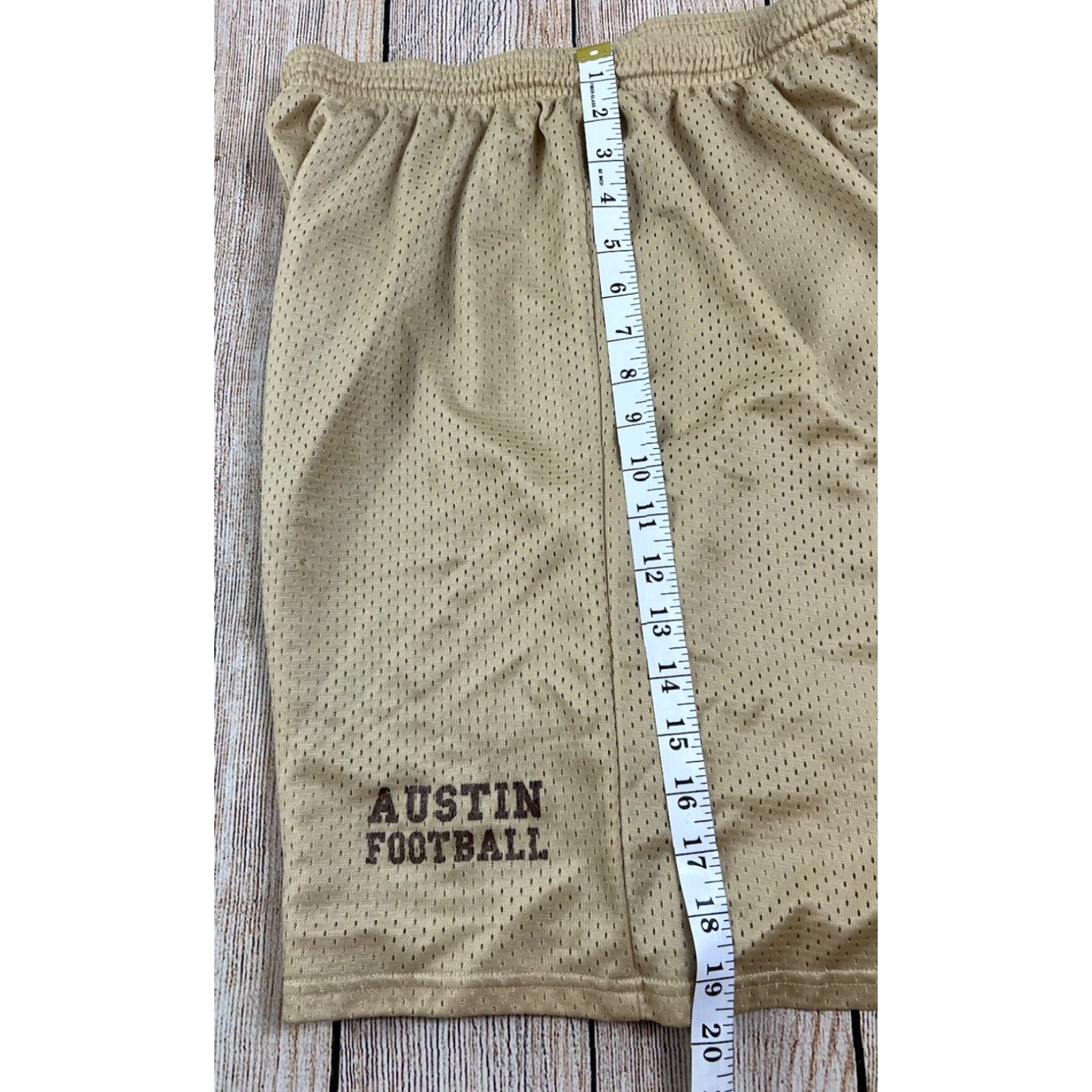 Vintage A4 Mens Football Athletic Shorts Gold L Large Athletic Sports Activewear Size L Size US 33 - 6 Thumbnail