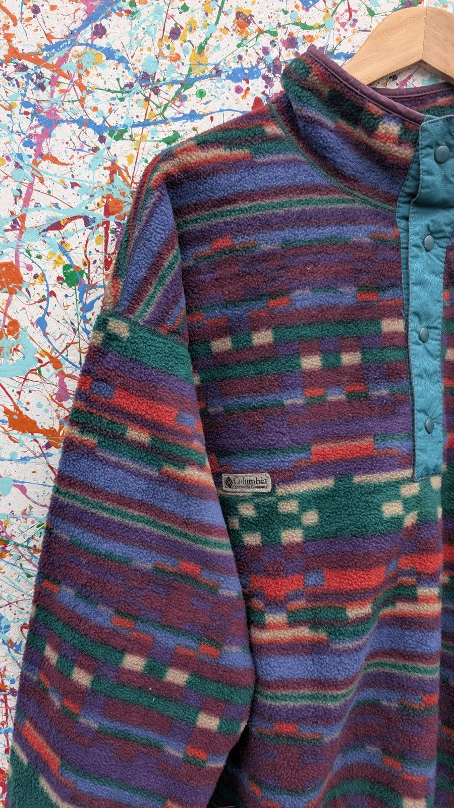 Columbia Vintage columbia fleece 90s Aztec navajo pattern XL Size US XL / EU 56 / 4 - 6 Thumbnail