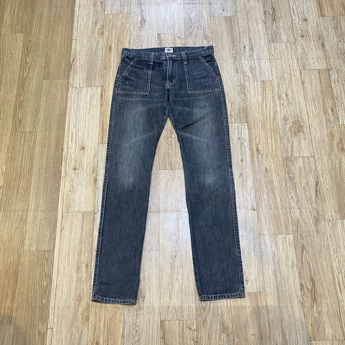 Hysteric Glamour 2000s B Blue Japan Style Slim Fit Denim Pants Size US 26 / EU 42 - 1 Thumbnail