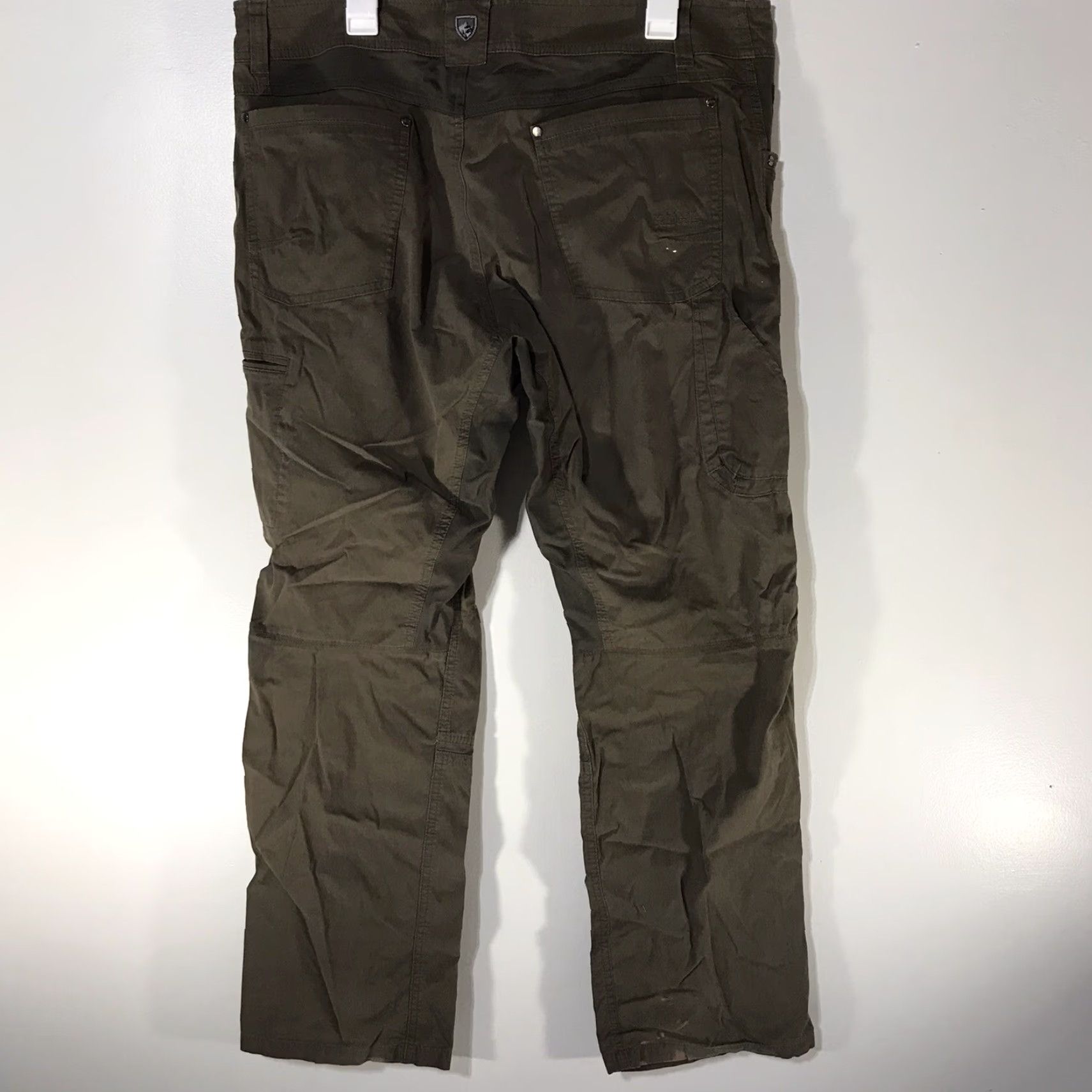 Vintage Kuhl Green Cargo Pants Mens Size 38x30 Cargo Pants Regular Fit Flat Front Outdoor Size US 38 / EU 54 - 4 Thumbnail