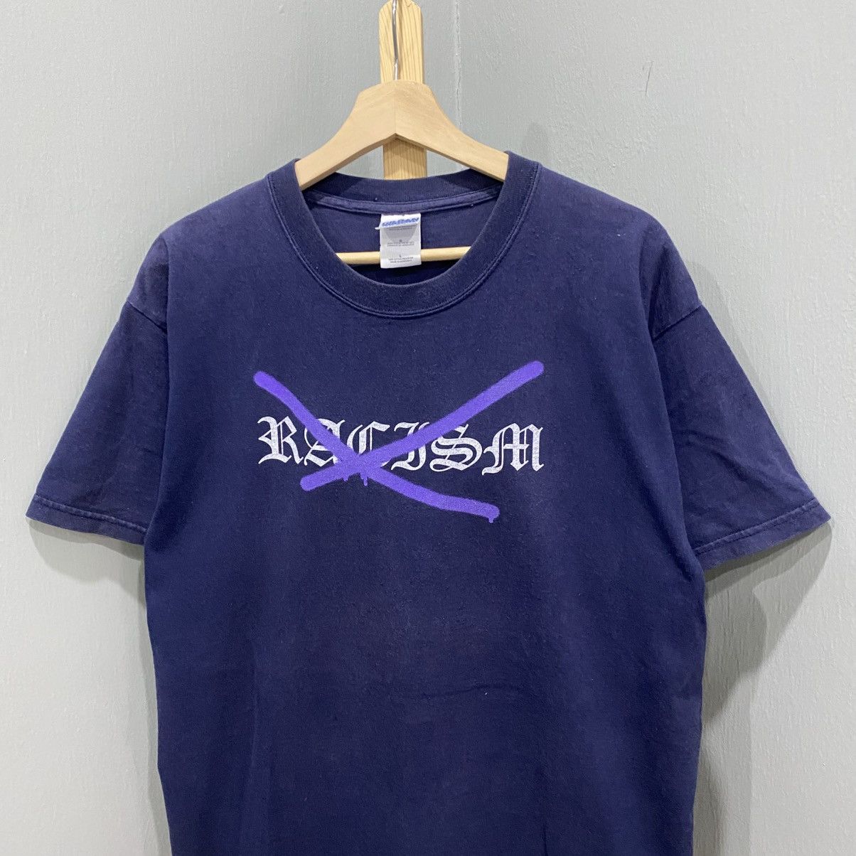 GOODENOUGH Vintage 90s Goodenough Hiroshi Fujiwara 'Fuck Racism' GDEH Size US L / EU 52-54 / 3 - 3 Thumbnail