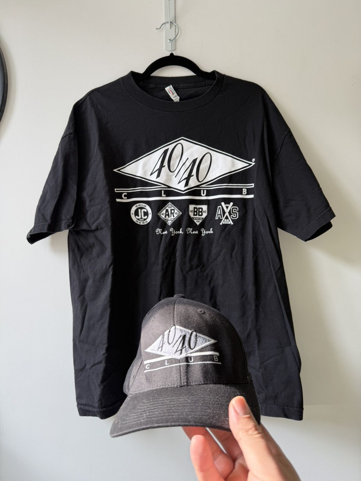 Vintage Vintage 40/40 Club NYC Jay Z Shirt Rocafella Size US XL / EU 56 / 4 - 1 Thumbnail