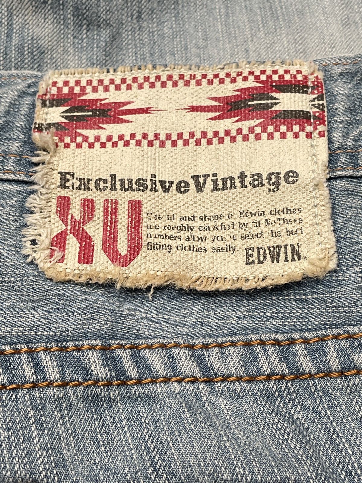 Edwin Vintage Brand Edwin Exclusive Jeans 1990s Size US 34 / EU 50 - 10 Thumbnail