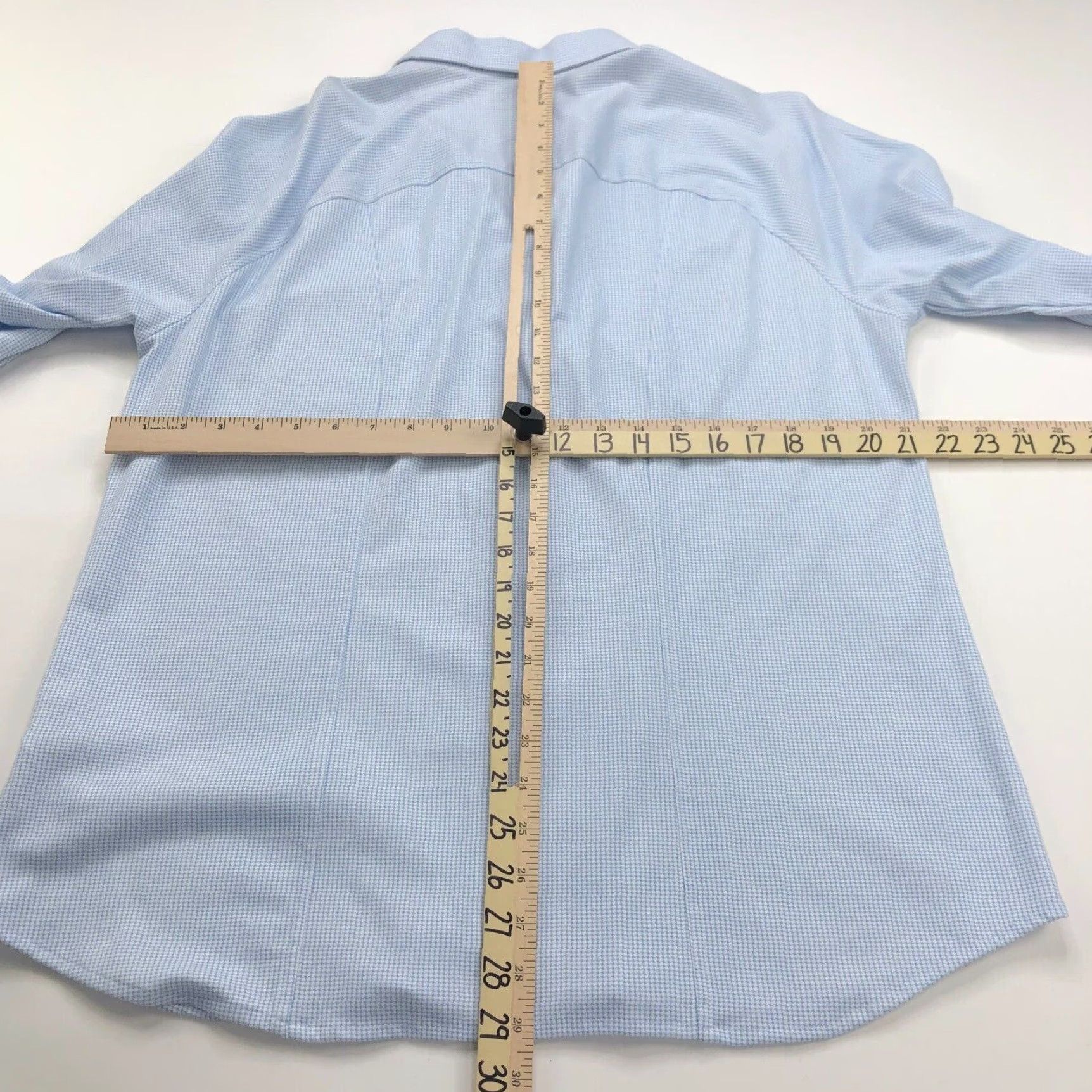 Peter Millar PETER MILLAR Desoto XL 18 Mens Button Long Sleeve Casual Shirt Blue All Over Print Shirt Mens XL Blue All Seasons Geometric Button-Up Casual Mens Size US XL / EU 56 / 4 - 6 Thumbnail