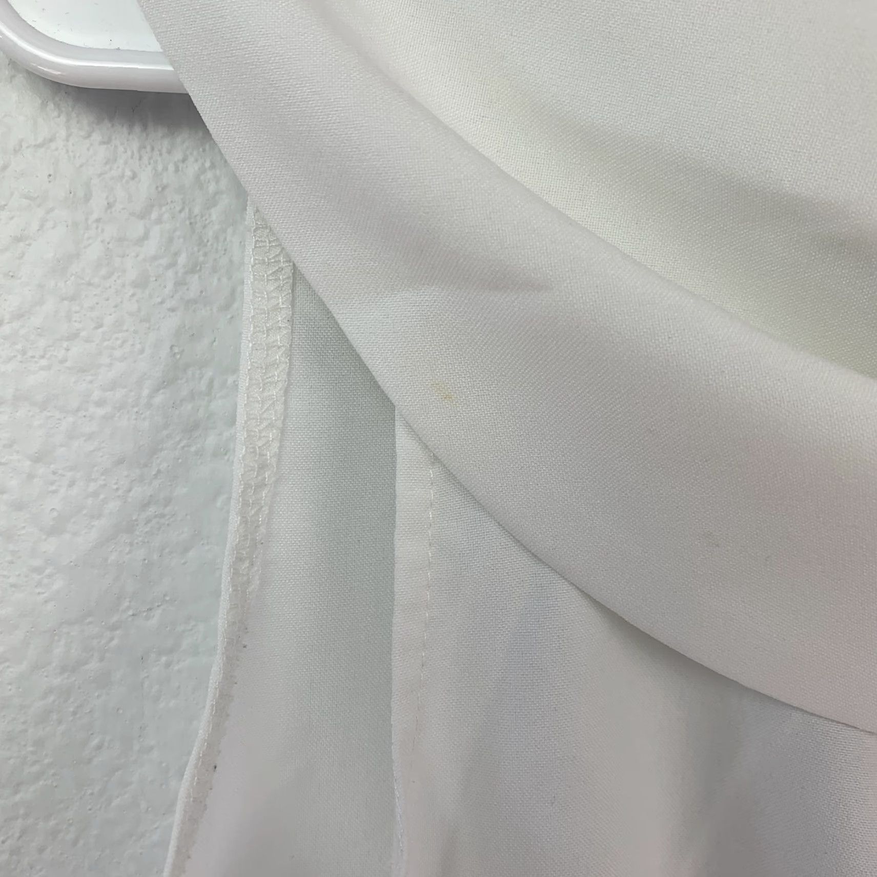 Vintage MISSLOOK Women's Dress Sleeveless Maxi Button Front Cowl Neck Size S White Size S / US 4 / IT 40 - 3 Thumbnail