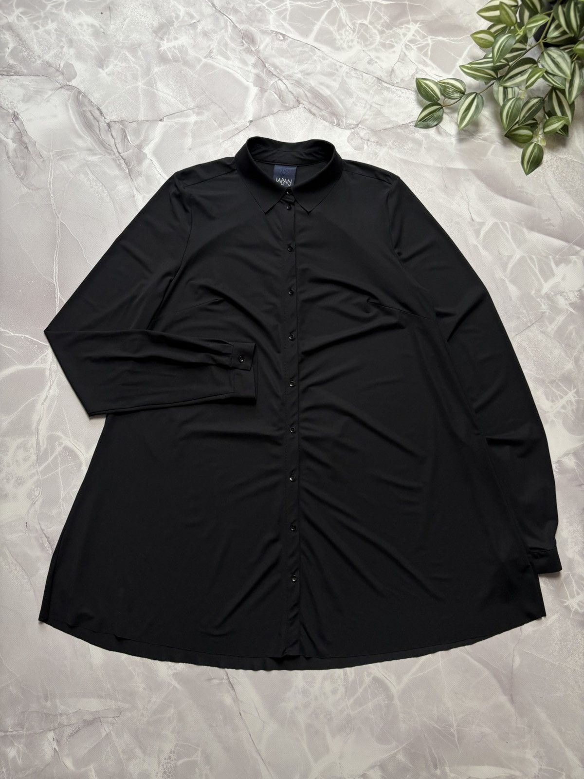 Japanese Brand Japan TKY Emi Travel Jersey A-Line Blouse Tunic Black XS Size XS / US 0-2 / IT 36-38 - 3 Thumbnail