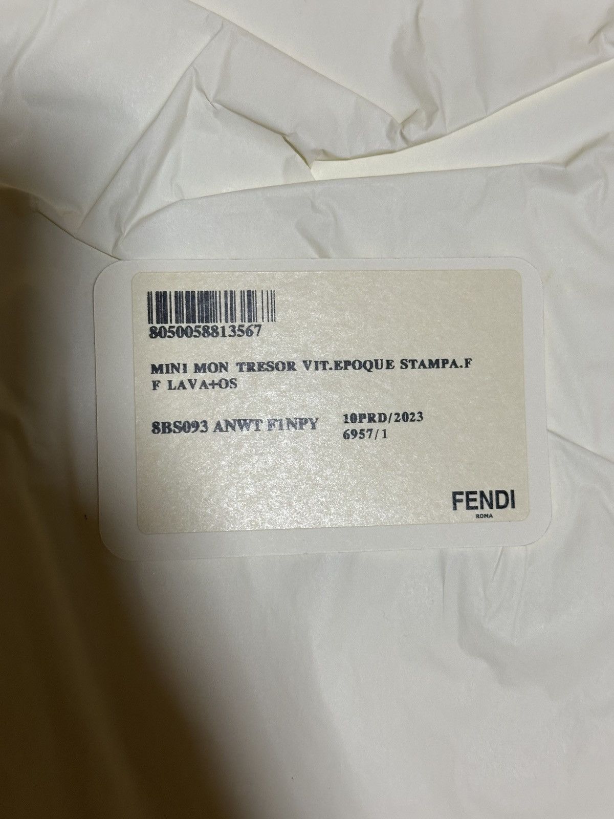 Fendi Fendi Mon Tresor Black leather mini-bag with FF motif Size ONE SIZE - 7 Thumbnail