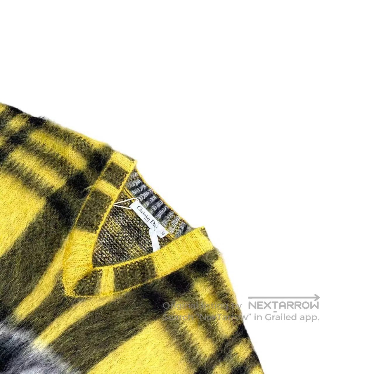 Dior Dior Logo check print sweater| Size XXS / US 00 / IT 34 - 3 Thumbnail