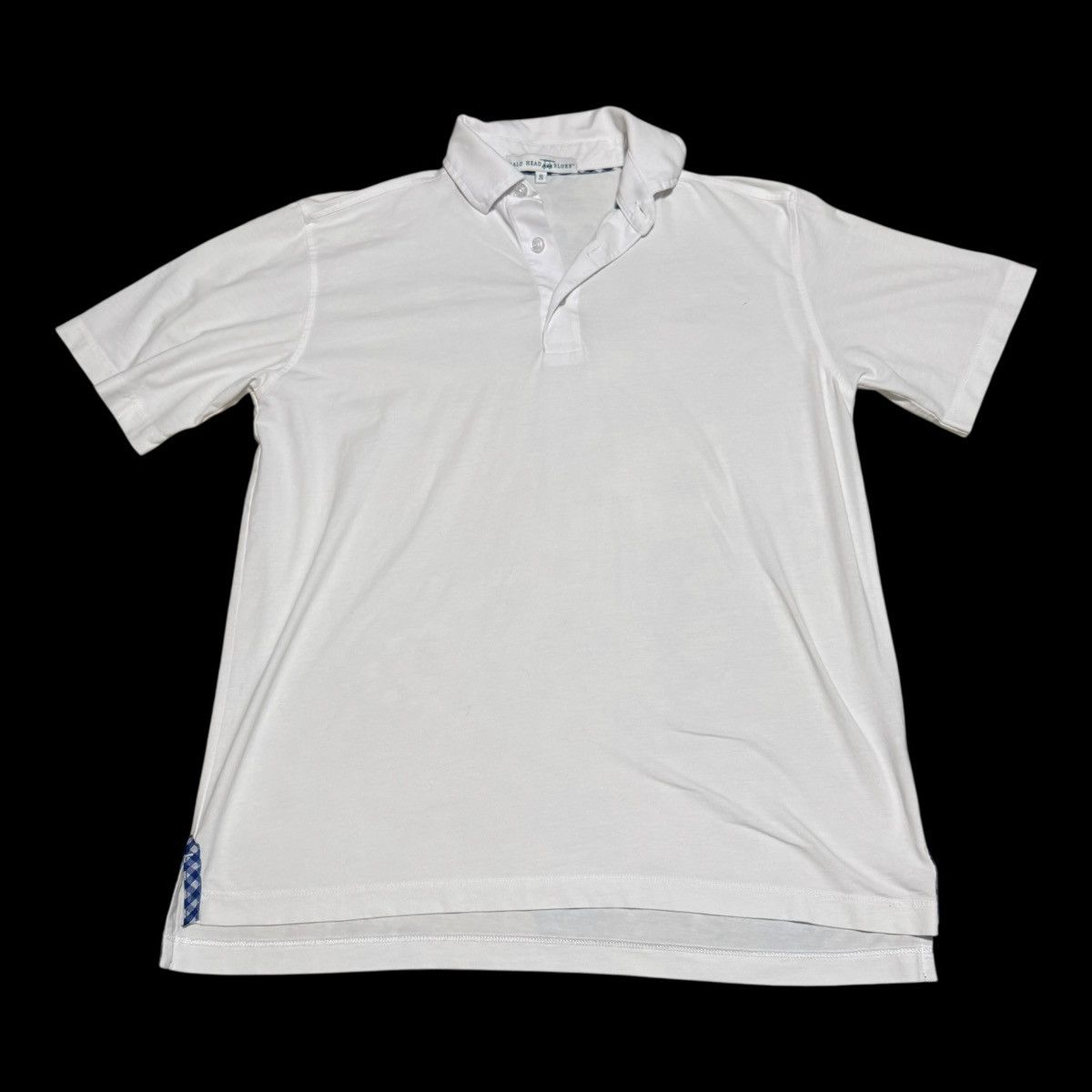 Other Bald Head Blues Stained Cotton Spandex Polo Shirt Adult S Size US S / EU 44-46 / 1 - 1 Thumbnail