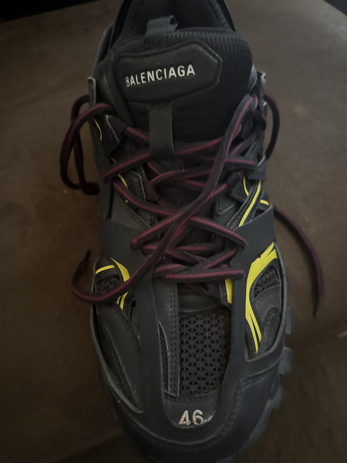 Balenciaga Balenciaga Track Trainers Black Bordeaux Size US 12.5 / EU 45-46 - 4 Thumbnail