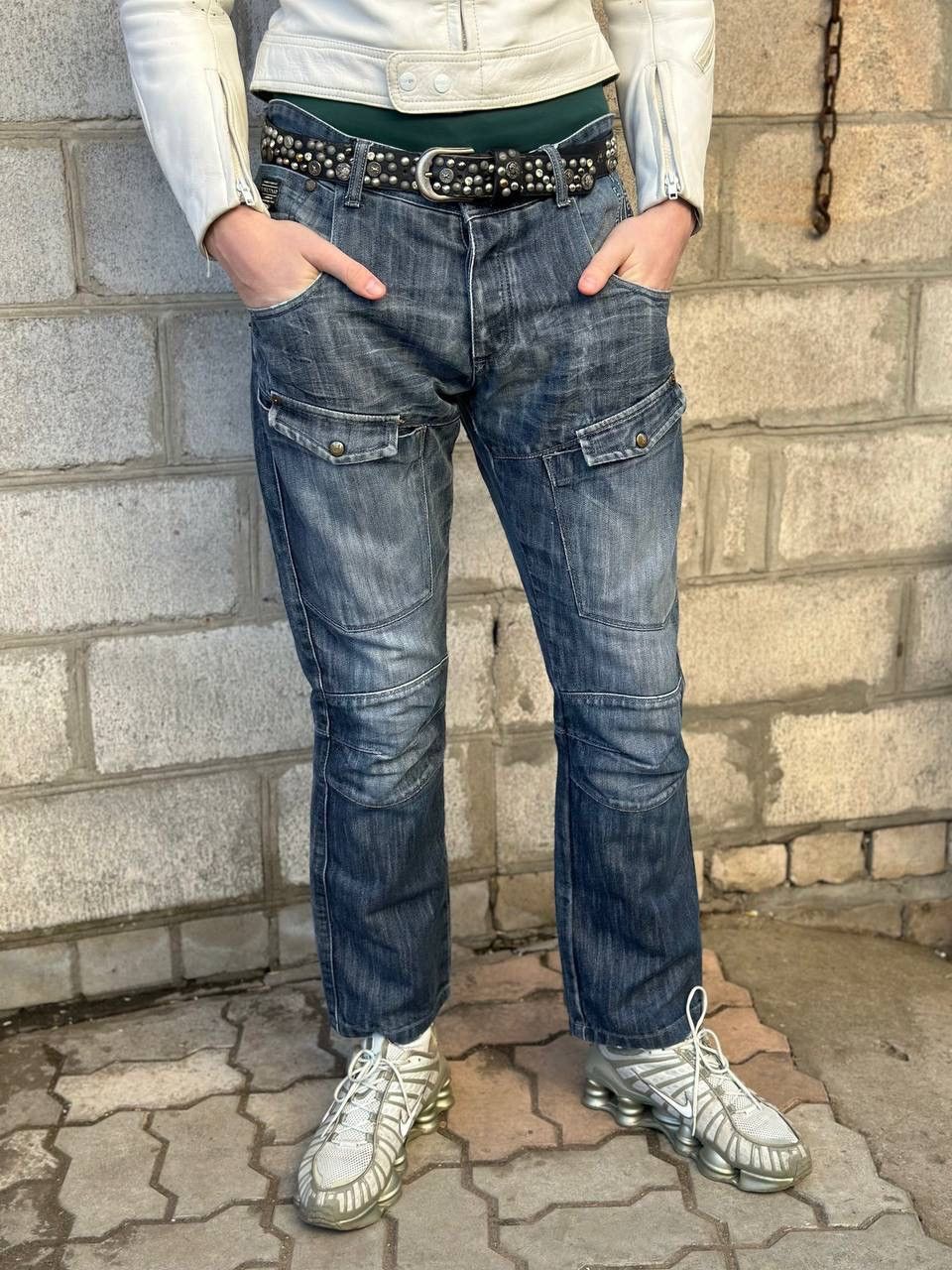 Firetrap VTG Firetrap Jeans Multi-pocket Size 34 Flared Y2K 00s USA Size US 34 / EU 50 - 3 Thumbnail