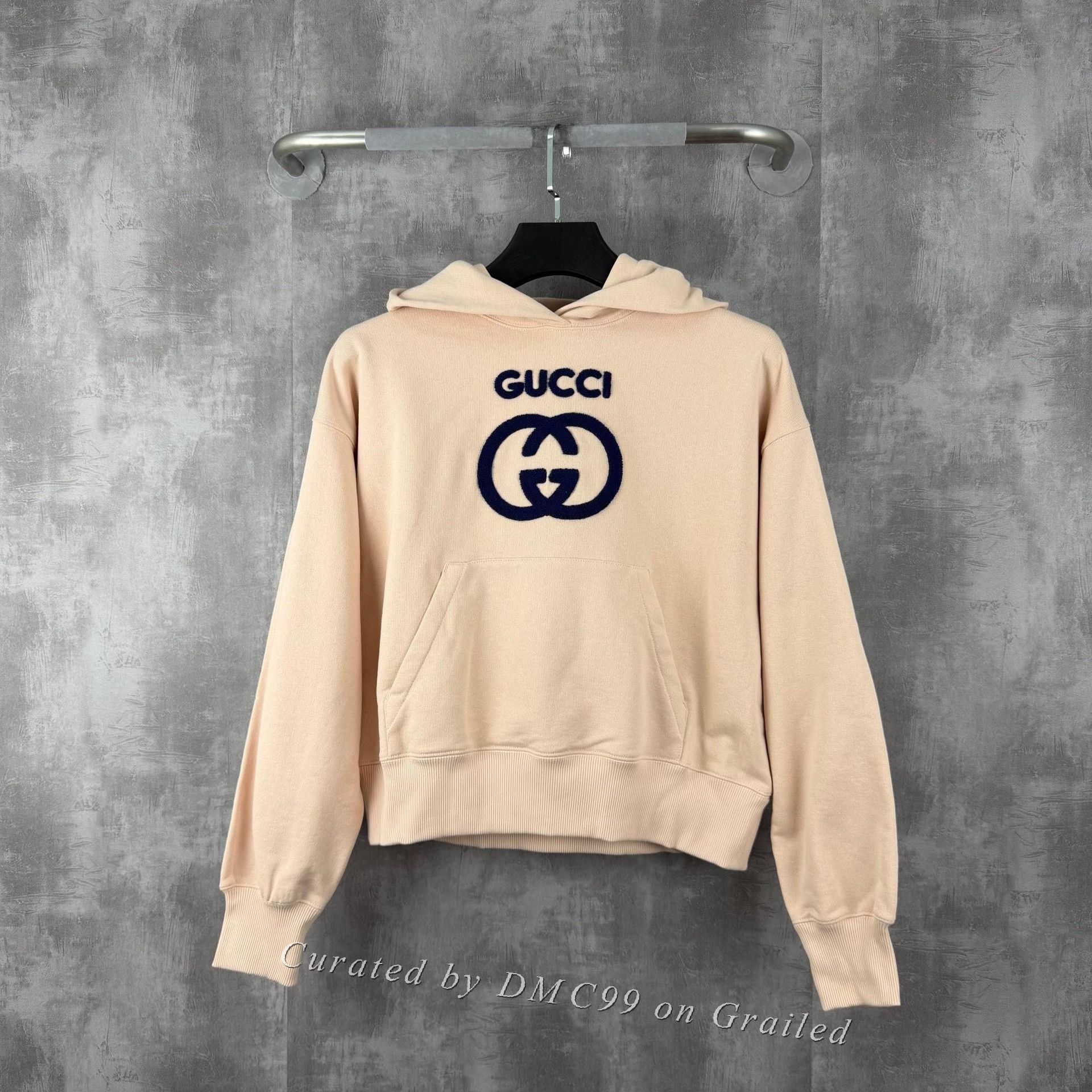 Gucci Gucci Fleece Double G Logo Hoodie Size S / US 4 / IT 40 - 1 Thumbnail