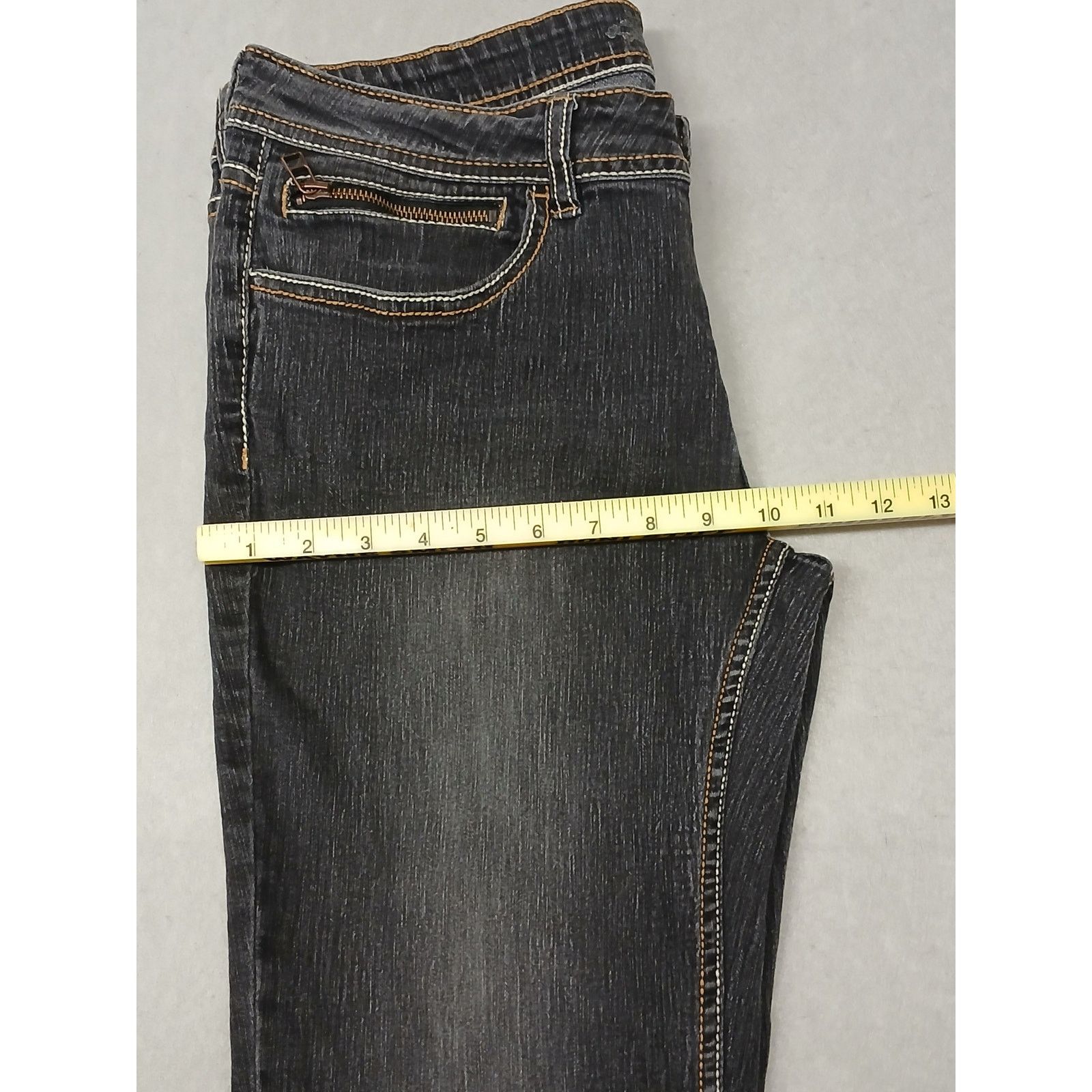 U.S. Polo Assn. U.S. Polo Assn. (10) Straight Boot Cut Black Denim Jeans Size 32" / US 10 / IT 46 - 5 Thumbnail