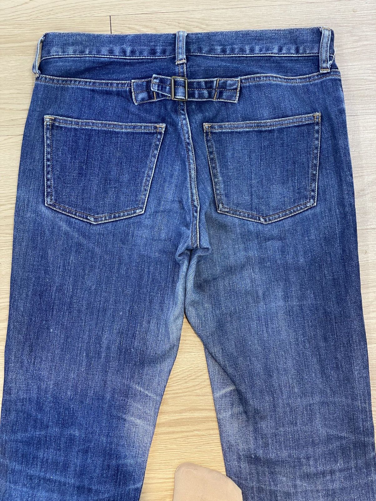 Japanese Brand Vintage Japanese Brand Buckle Back Blue Wash Style Jeans Size US 31 - 4 Thumbnail