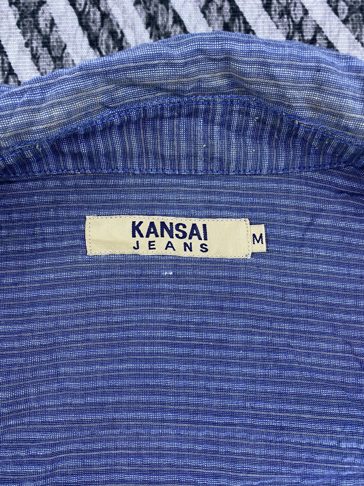 Kansai Yamamoto Vintage Kansai Jeans Shortsleeve Cotton Zipper Jacket Size US M / EU 48-50 / 2 - 10 Thumbnail