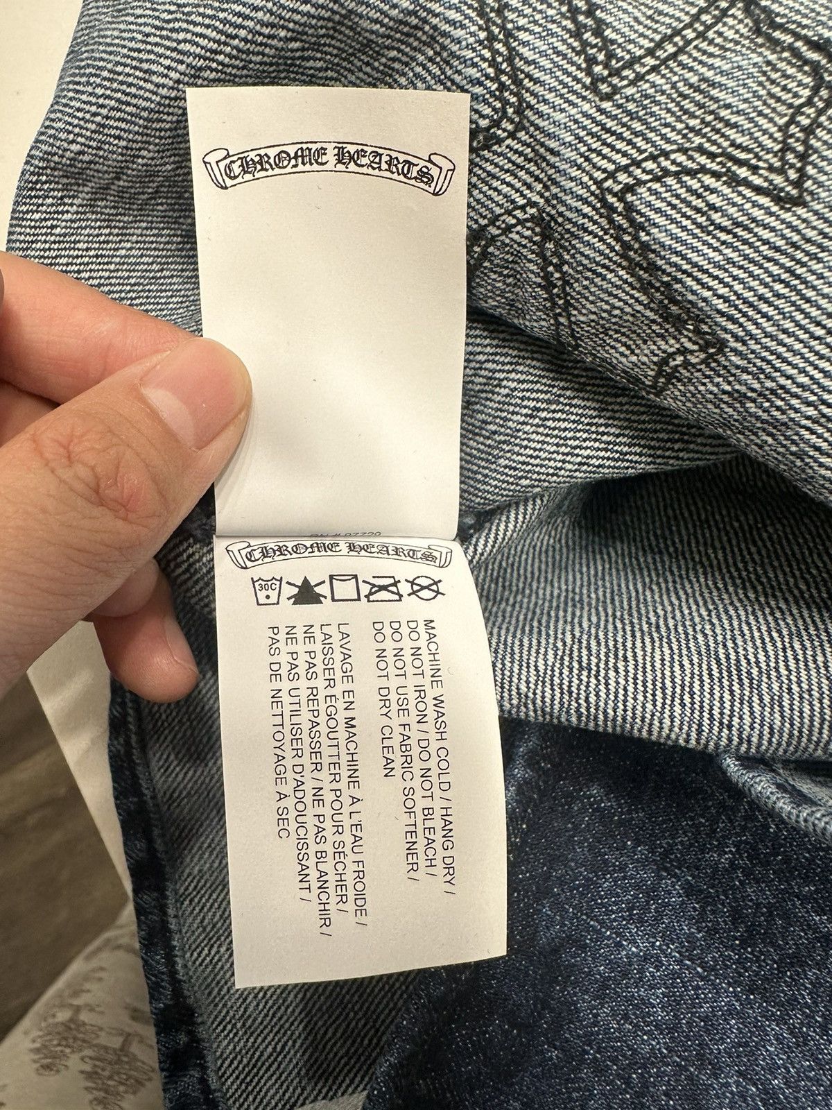 Chrome Hearts 🔥Chrome Hearts Cross Patch Denim Shirt🔥 Size US M / EU 48-50 / 2 - 7 Thumbnail