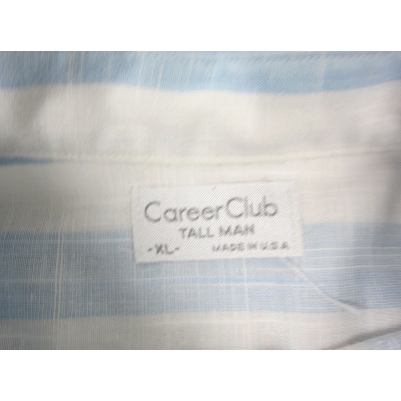 Vintage VINTAGE Career Club Shirt Mens XLT Blue Striped Button-Up 60s 70s Size US XL / EU 56 / 4 - 5 Thumbnail