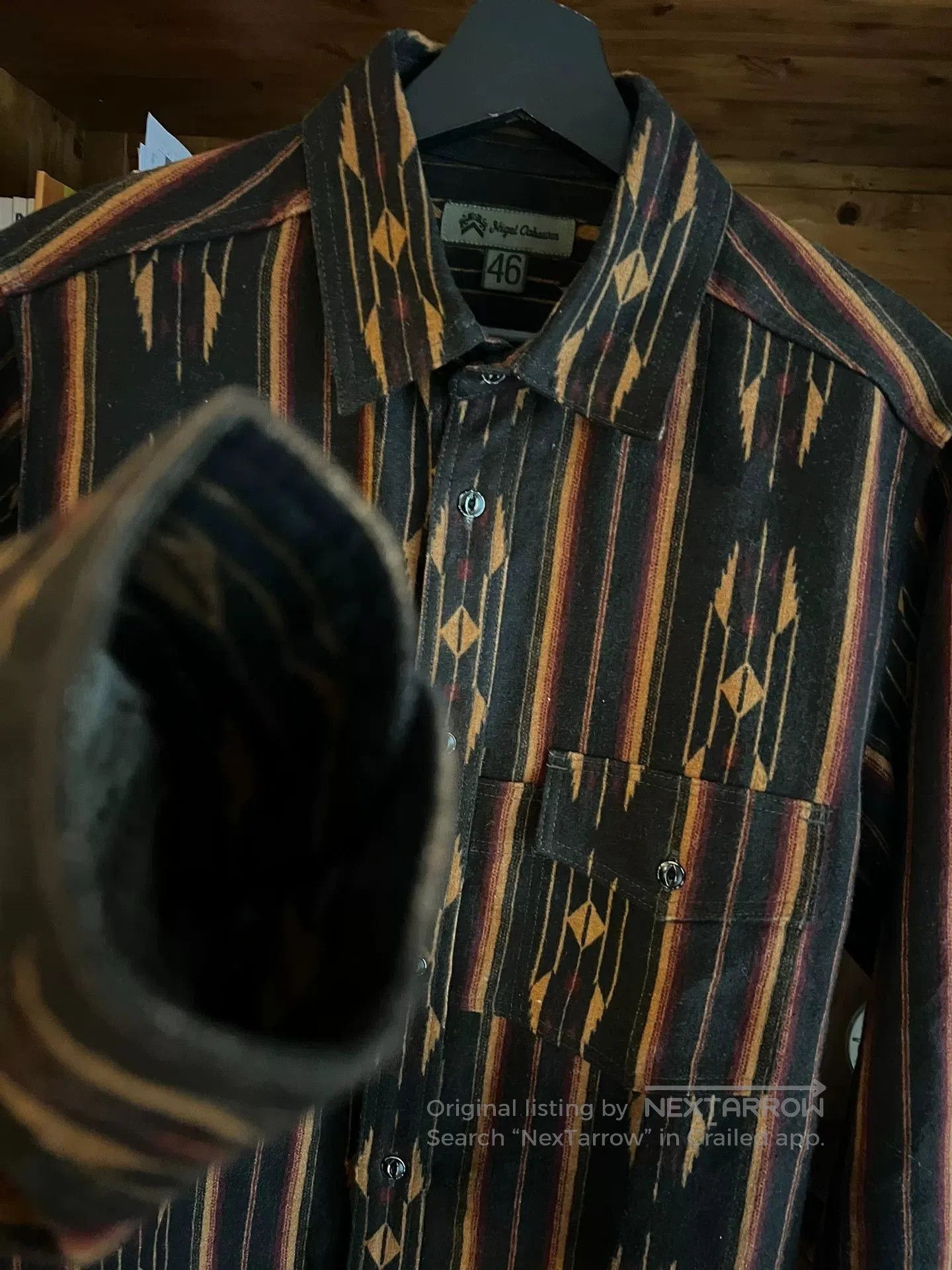 Nigel Cabourn Nigel Cabourn Navajo Thick Shirt. Size US L / EU 52-54 / 3 - 4 Thumbnail