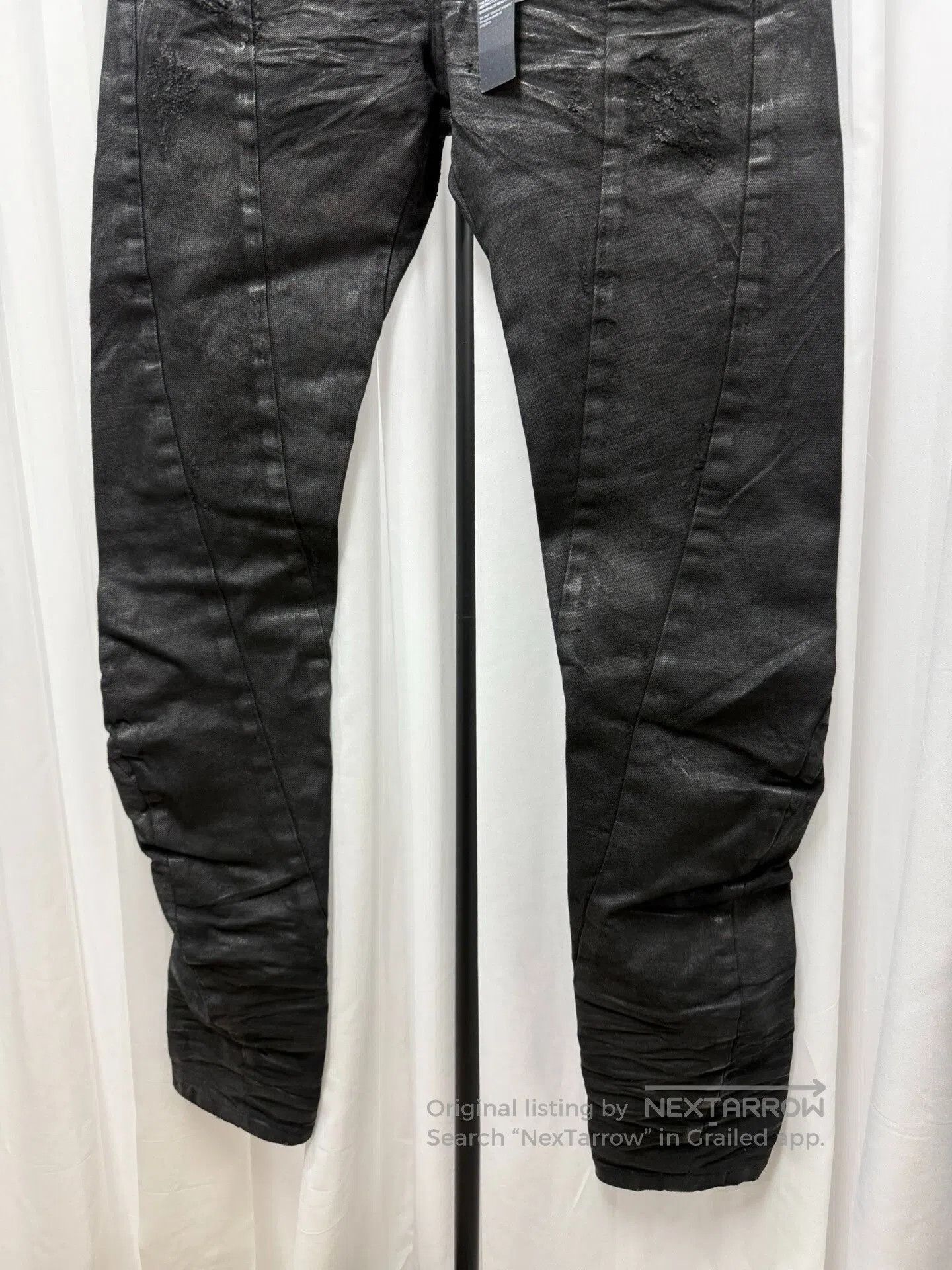 Comme des Garcons Homme Plus Julius 7 Distressed Spiral Denim Pants. Size US 28 / EU 44 - 3 Thumbnail
