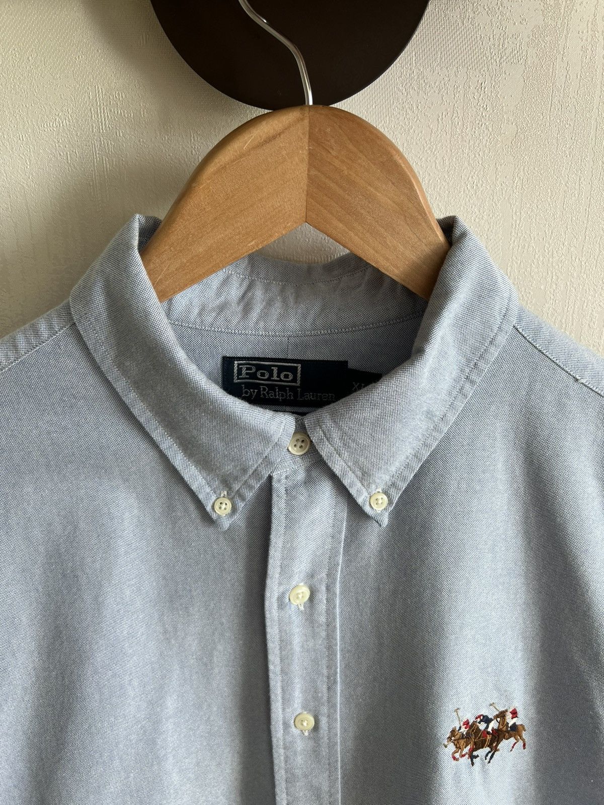 Polo Ralph Lauren Vintage Polo Ralph Lauren Shirt Big Pony Size US XL / EU 56 / 4 - 4 Thumbnail
