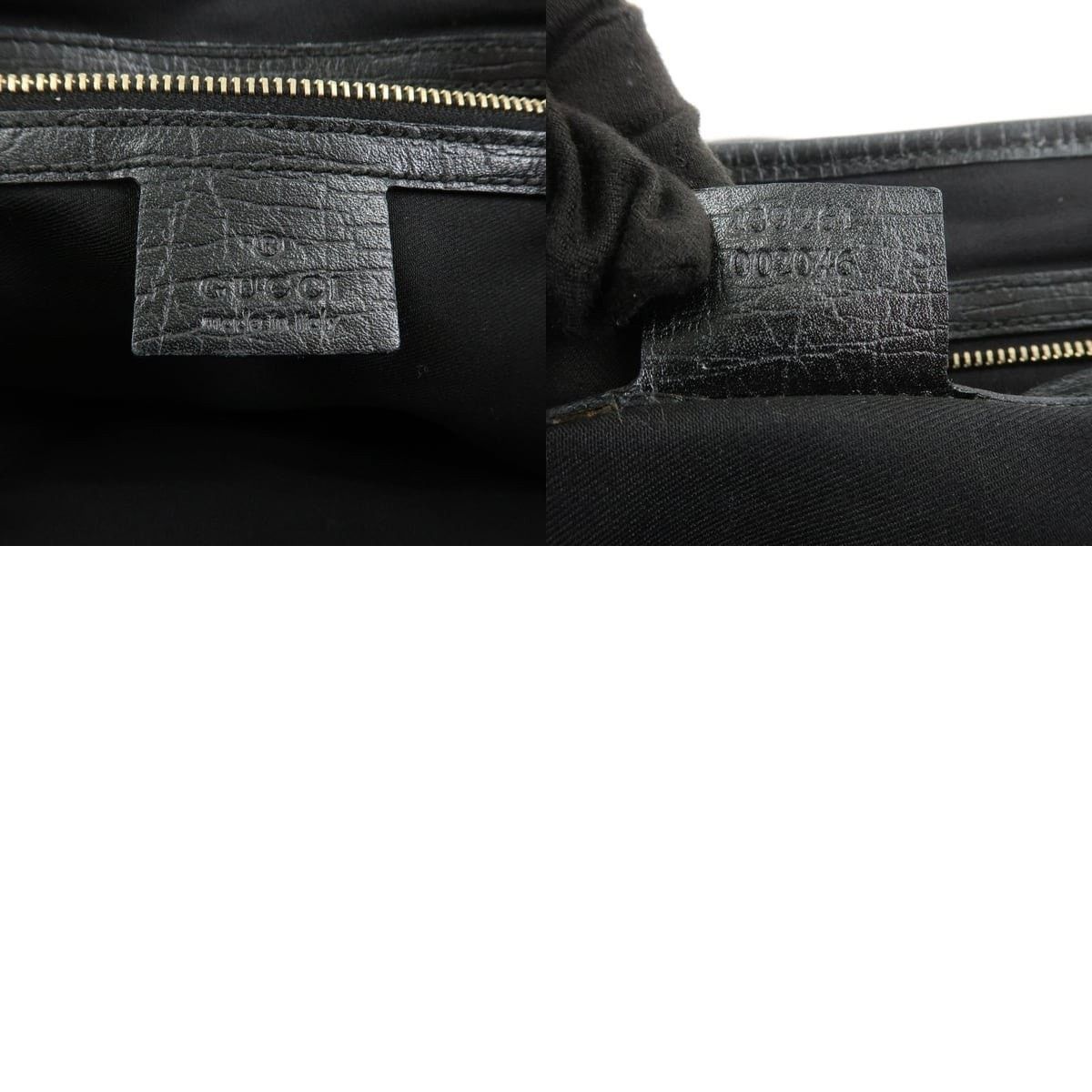 Gucci Gucci Sherry GG Canvas Tote Black Size ONE SIZE - 8 Thumbnail