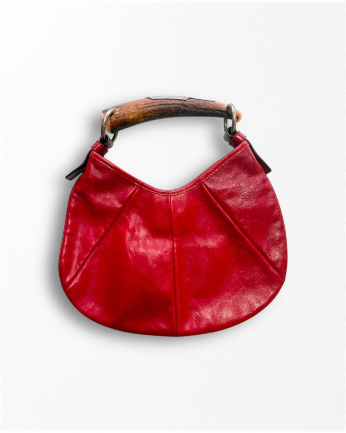 Saint Laurent Paris x Tom Ford Saint Laurent Ss2002 Mombasa Mini Bag Tom Ford Vintage Horn in Red