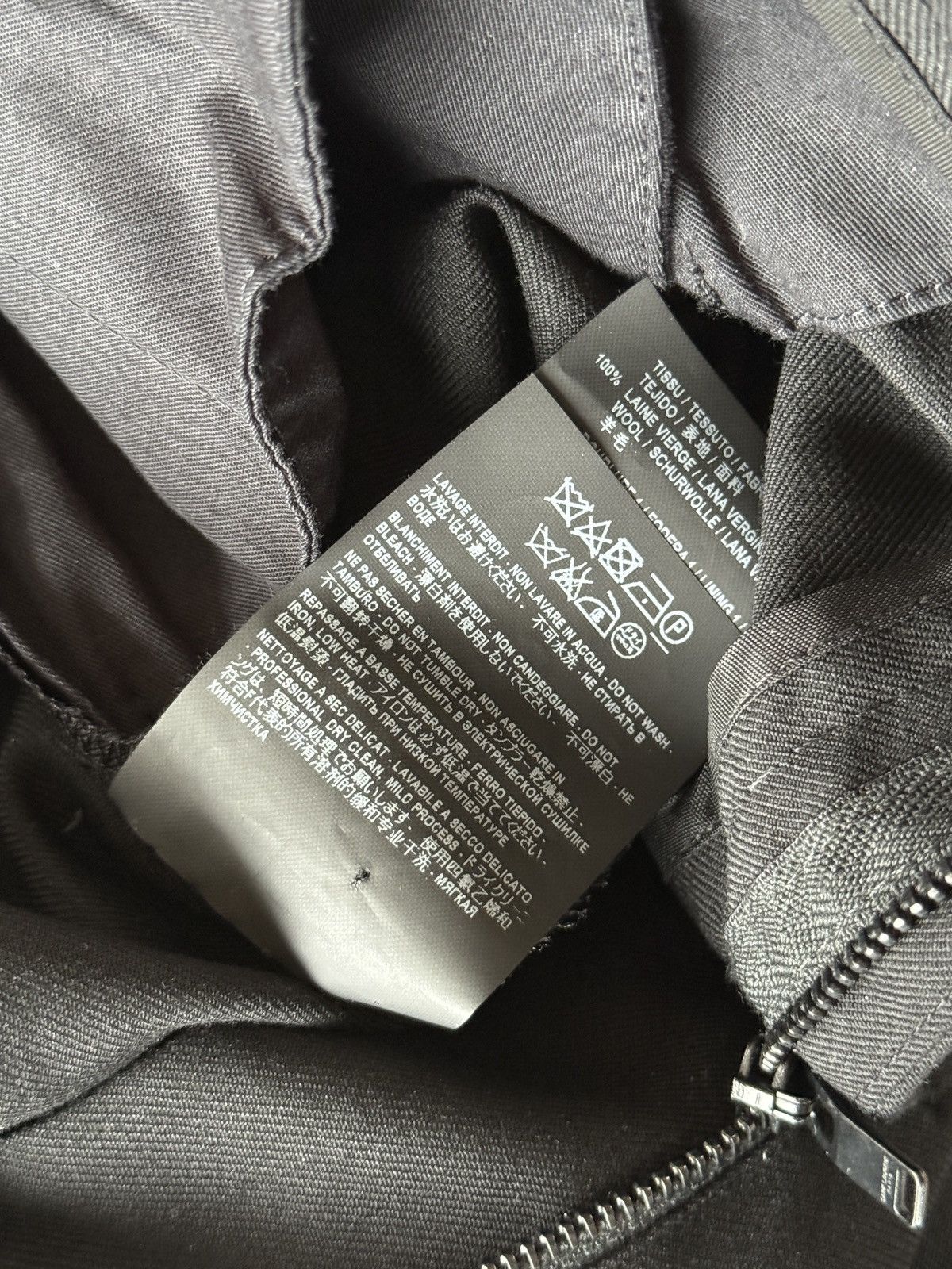 Saint Laurent Paris Saint Laurent Paris Black Wool Trousers Size 32" / US 10 / IT 46 - 5 Thumbnail