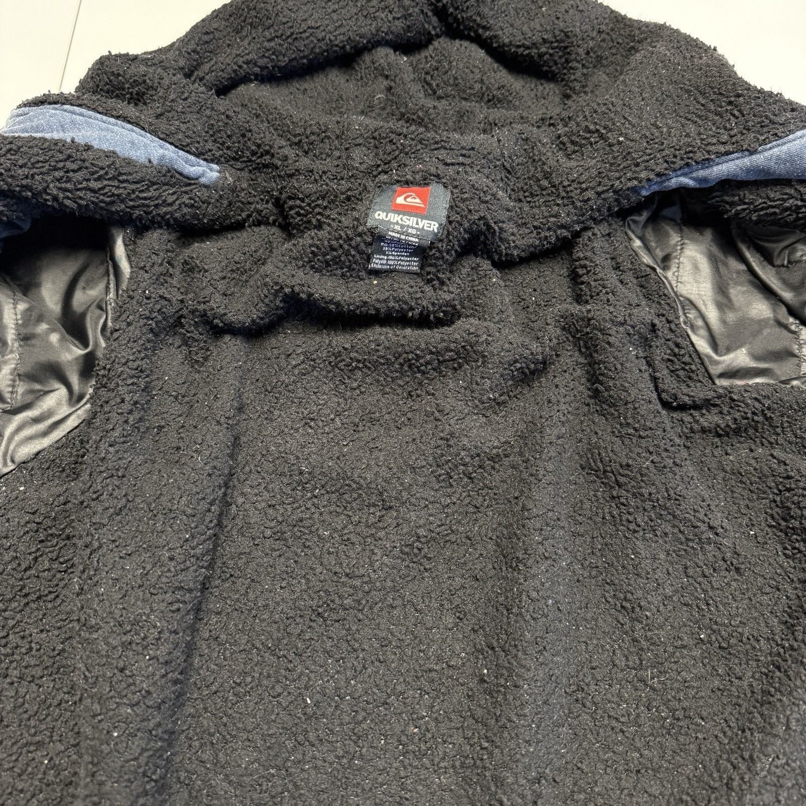 Quiksilver Vintage Quiksilver Hoodie Sweatshirt Mens XL Blue Zip Lined Size US XL / EU 56 / 4 - 10 Thumbnail