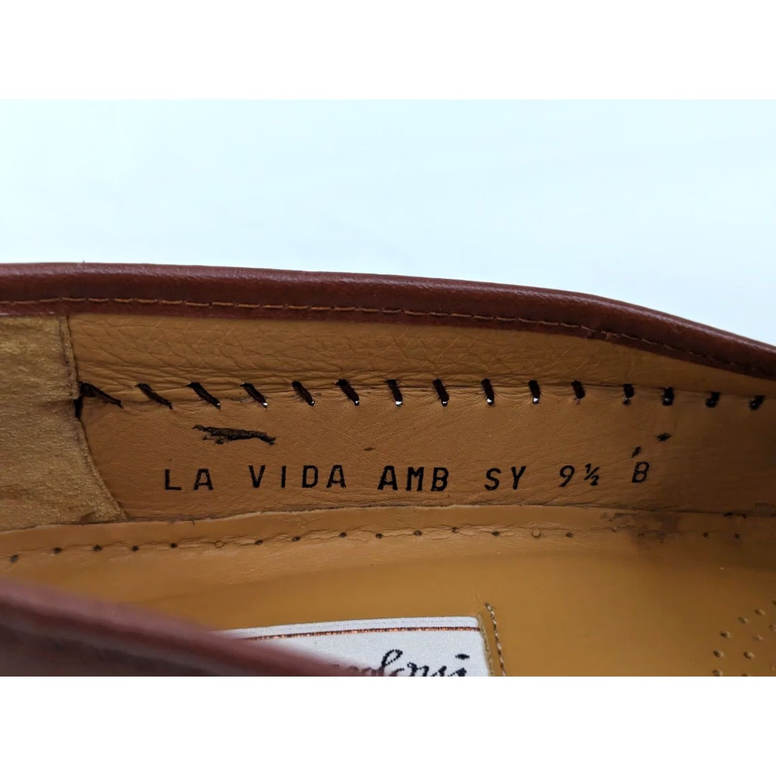 Sandro Moscoloni Sandro Moscoloni La Vida AMB Tassel Loafers Men 9.5 Brown Slip On Dress Leather Upper Lining Tassels Leather Sole City Logo Style Vintage No Size US 10 / EU 43 - 3 Thumbnail