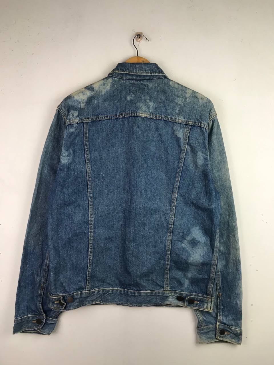 Big John Vintage Distressed 90's Big John Denim Jacket Rare Design Size US L / EU 52-54 / 3 - 2 Thumbnail