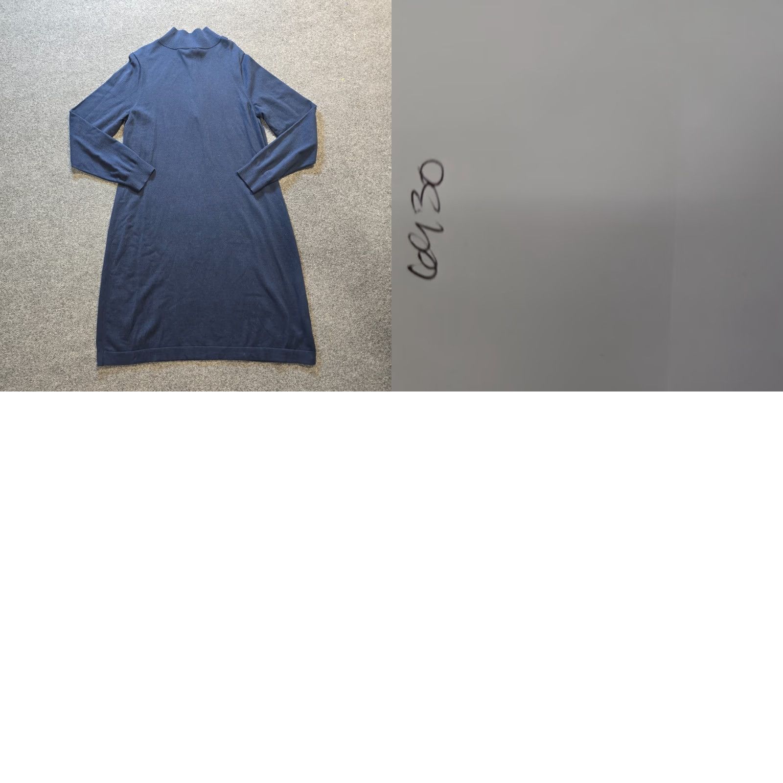 Tommy Bahama Tommy Bahama Dress Womens XL Blue Sweater Knit Long Sleeve 1/4 Zip Capsule Dress Size XL / US 12-14 / IT 48-50 - 8 Thumbnail
