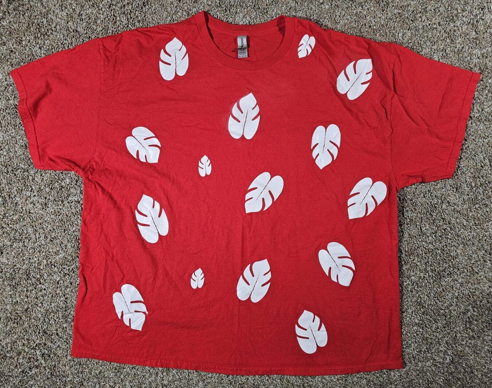 Gildan 3XL Gildan Heavy Cotton leaf leaves red shirt Size US XXL / EU 58 / 5 - 1 Thumbnail