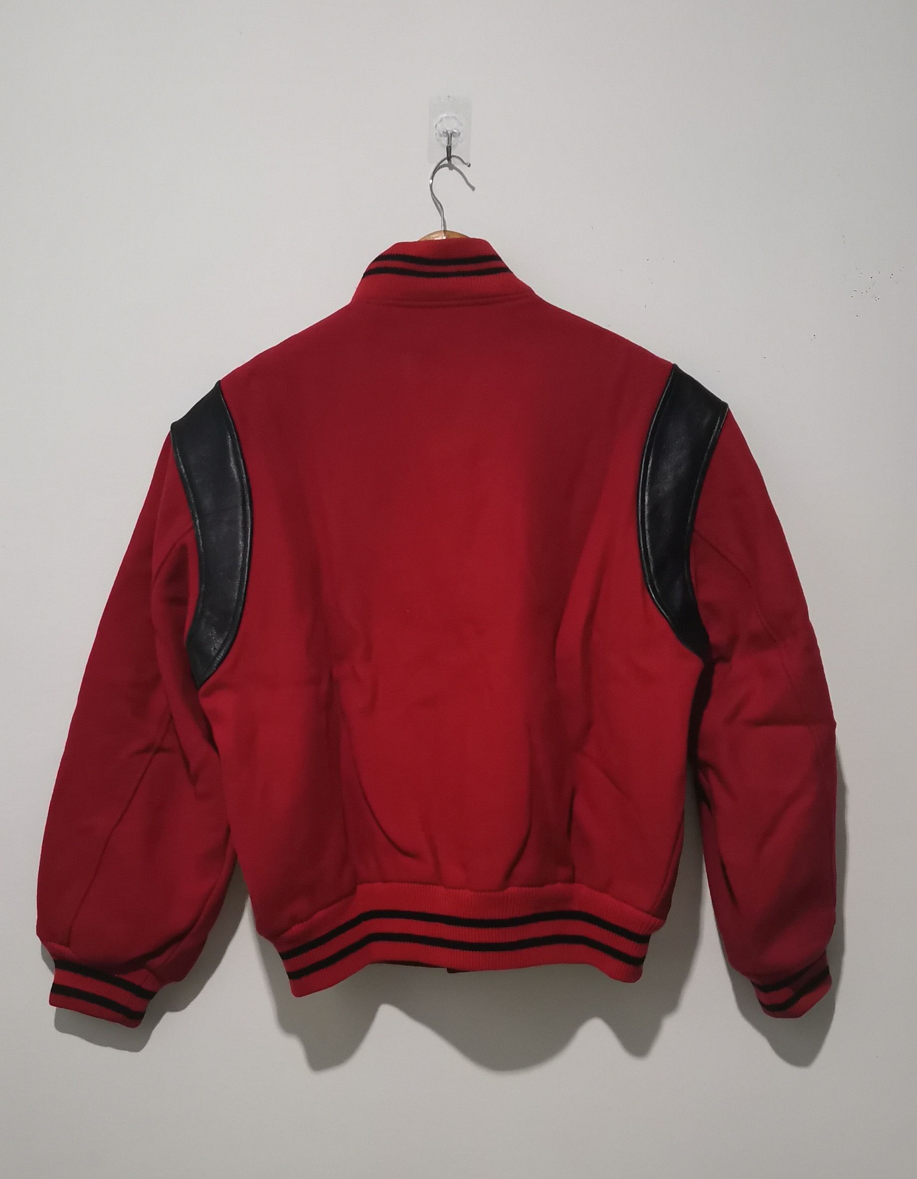 Other Vintage Ivy League Red Varsity Jacket w/Leather Shoulder L Size US L / EU 52-54 / 3 - 2 Thumbnail