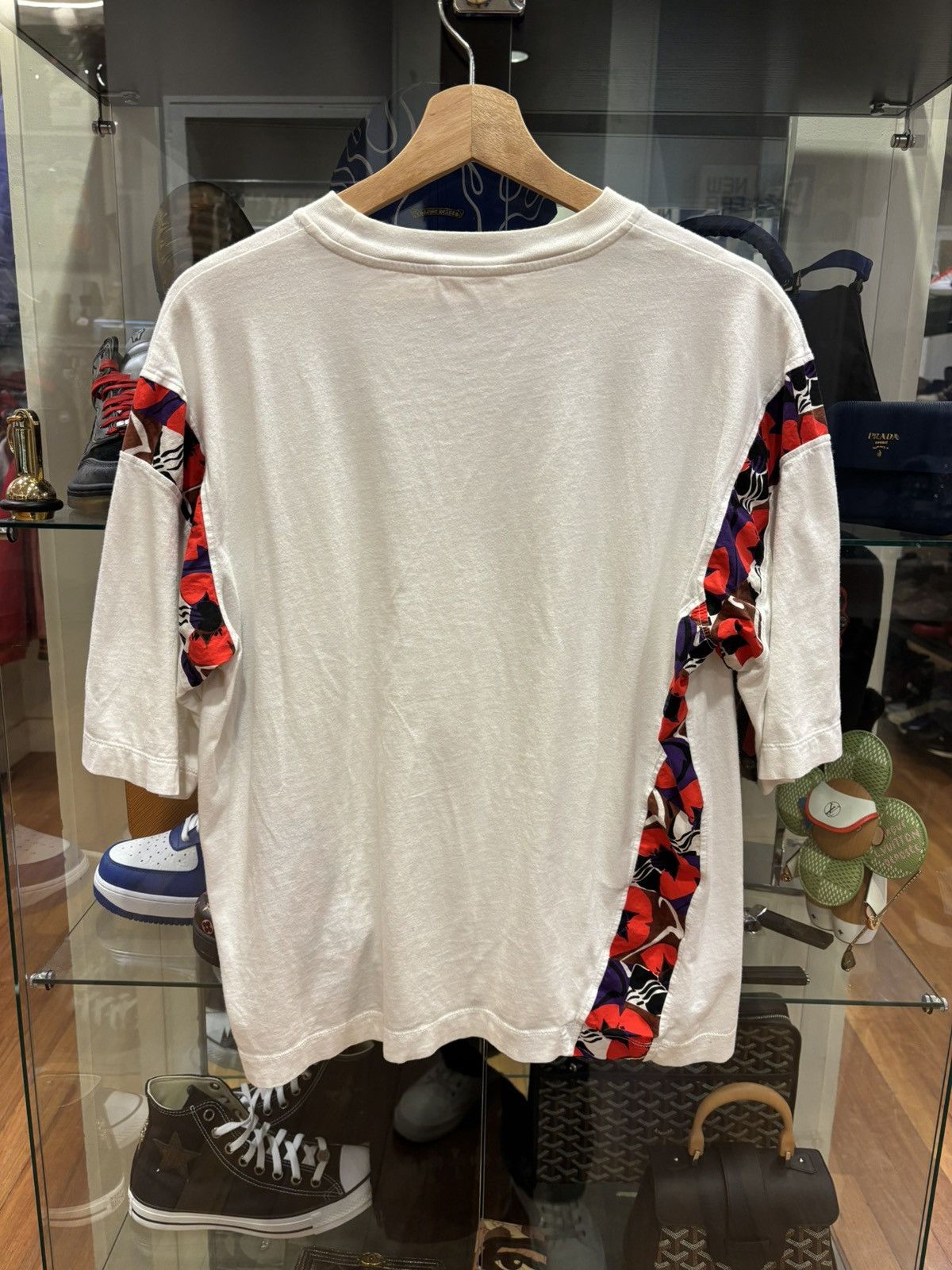 Marni Marni White Tee ‘Floral Patches’ Size US M / EU 48-50 / 2 - 2 Thumbnail