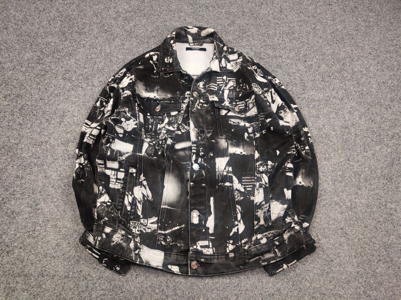 Jaded London Jaded London All Art Rock Band Jacket Denim Vintage Style Size US M / EU 48-50 / 2 - 2 Thumbnail