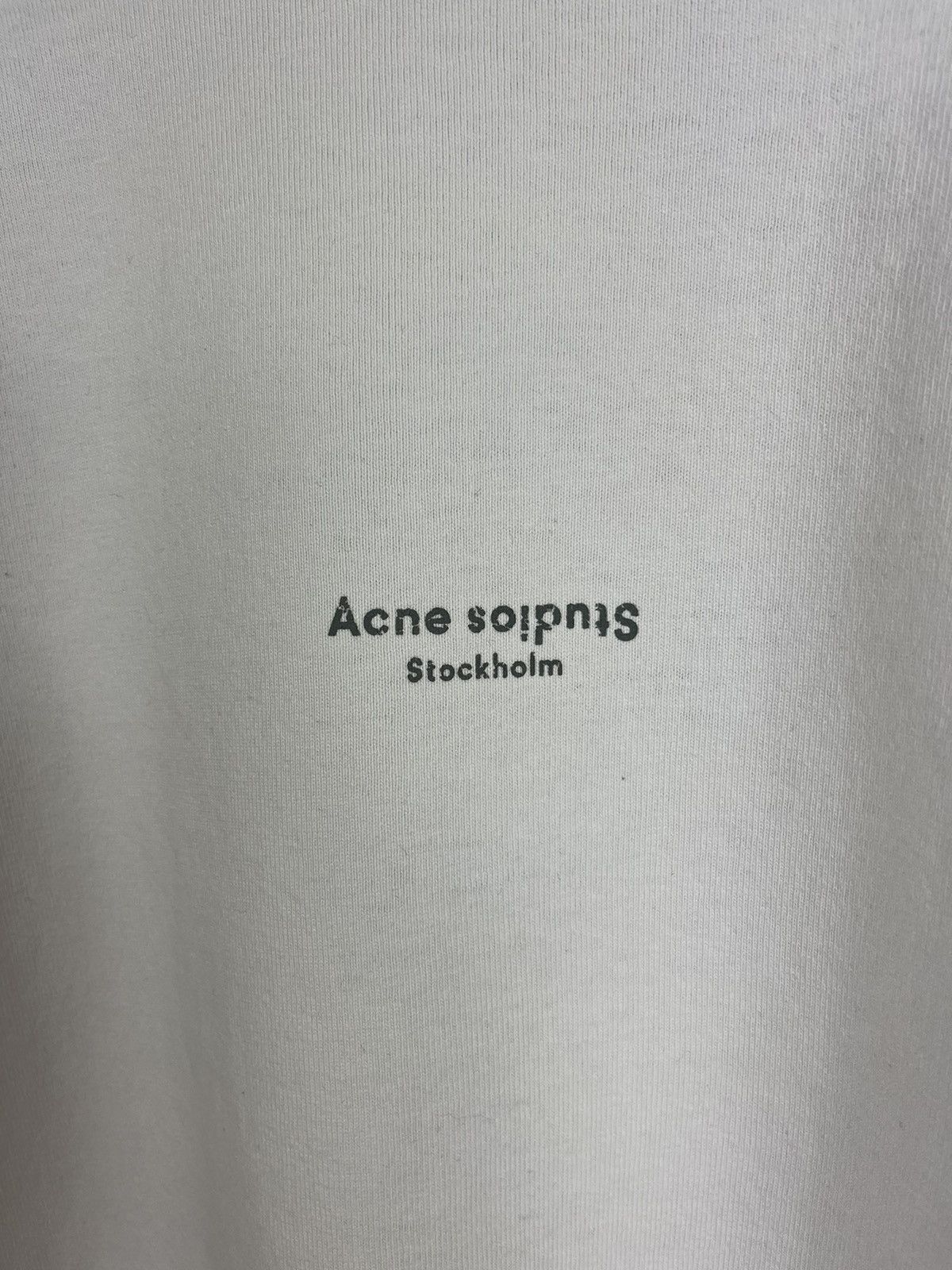 Acne Studios Acne Studios Stockholm oversized basic logo tee t-shirt Size US L / EU 52-54 / 3 - 8 Thumbnail