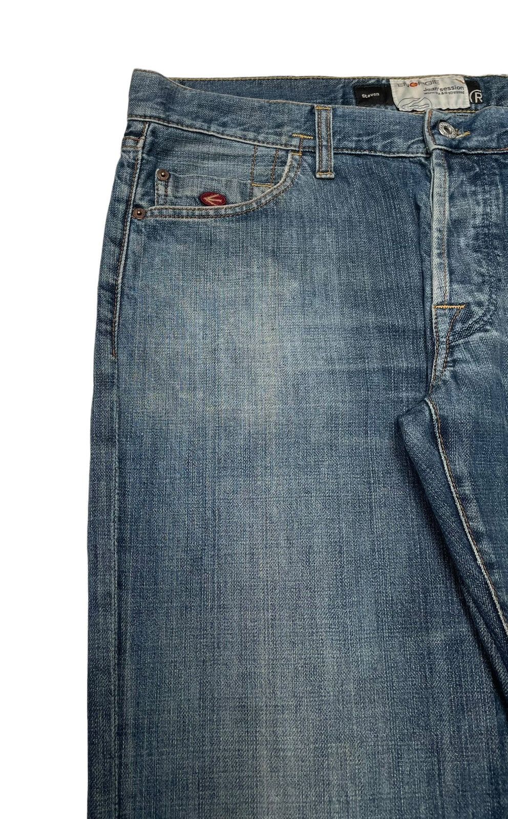 Energie Vintage Brand Energie Flared Jeans 2000s Size US 36 / EU 52 - 4 Thumbnail
