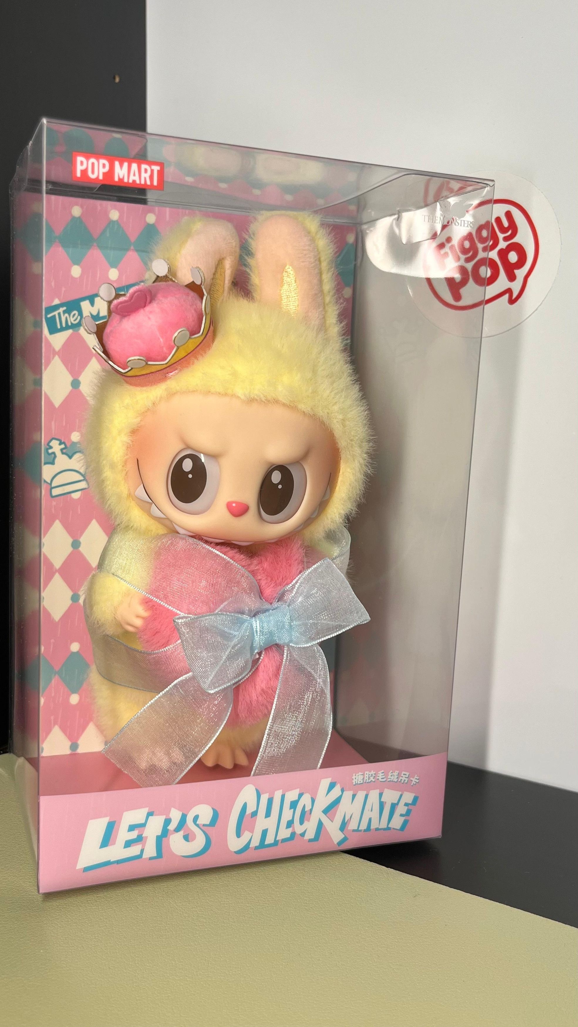 POP MART Labubu - Let's Checkmate Series Vinyl Plush Hanging Card Size ONE SIZE - 3 Thumbnail
