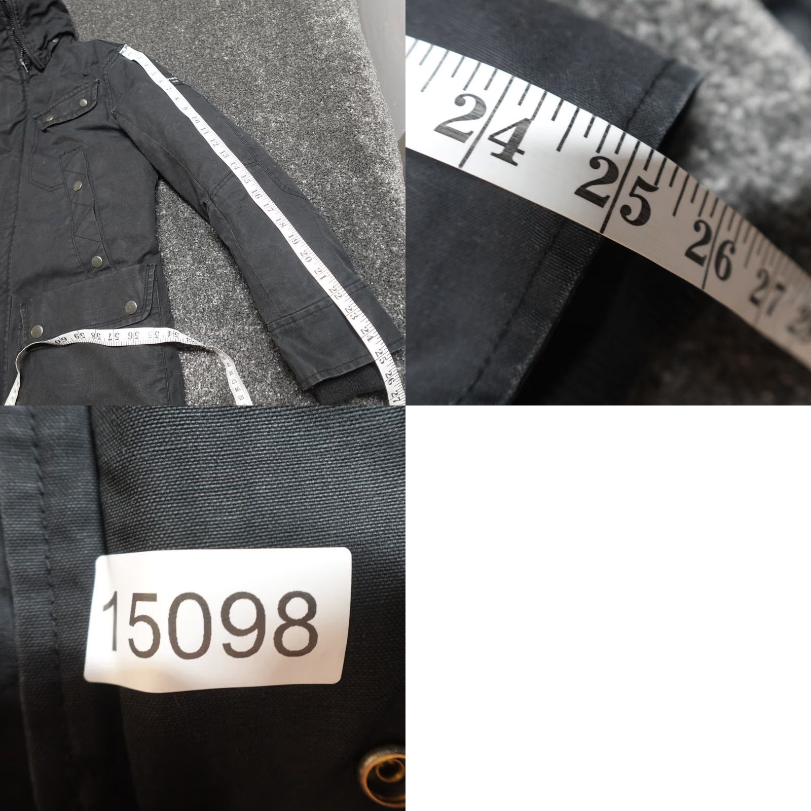 Diesel Diesel Jacket Black Canvas Heavy Weight Thick Size Medium Mens Size US M / EU 48-50 / 2 - 9 Thumbnail