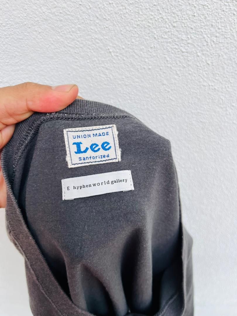 Japanese Brand × Lee Vintage LEE Vs E Hyphen World Gallery Colabration Shirt Size US L / EU 52-54 / 3 - 7 Thumbnail